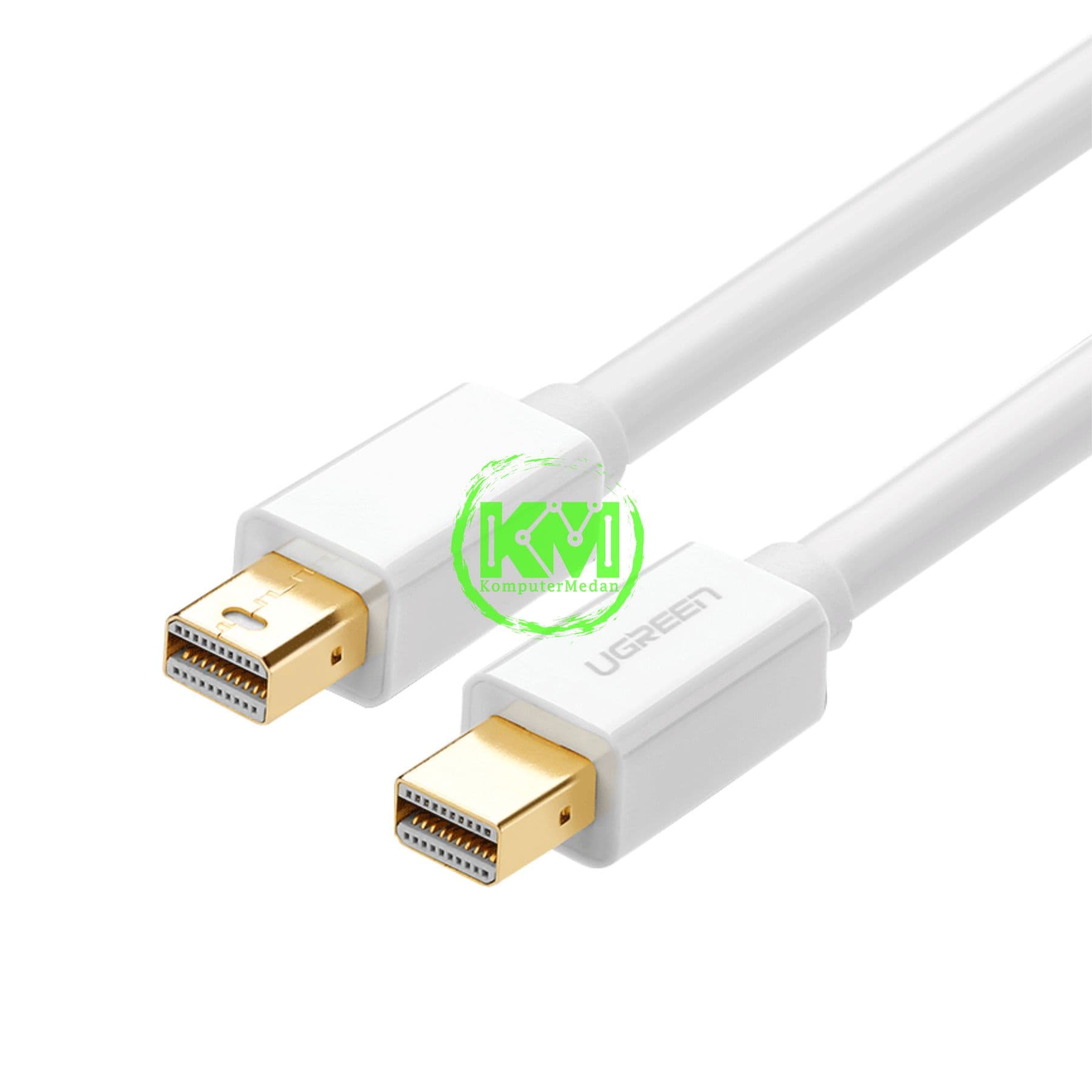 UGREEN CABLE MINI DP 2M WHITE / 10429 - Image 2