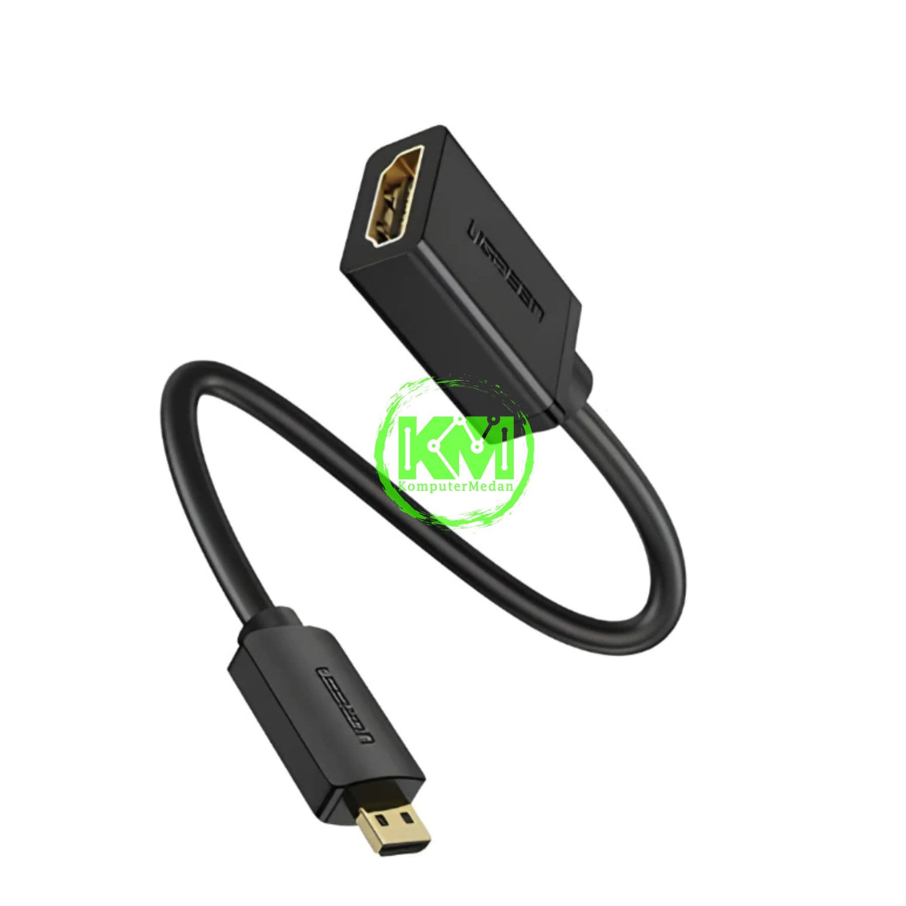 UGREEN CABLE MICRO HDMI TO HDMI 22CM BLACK / 20134