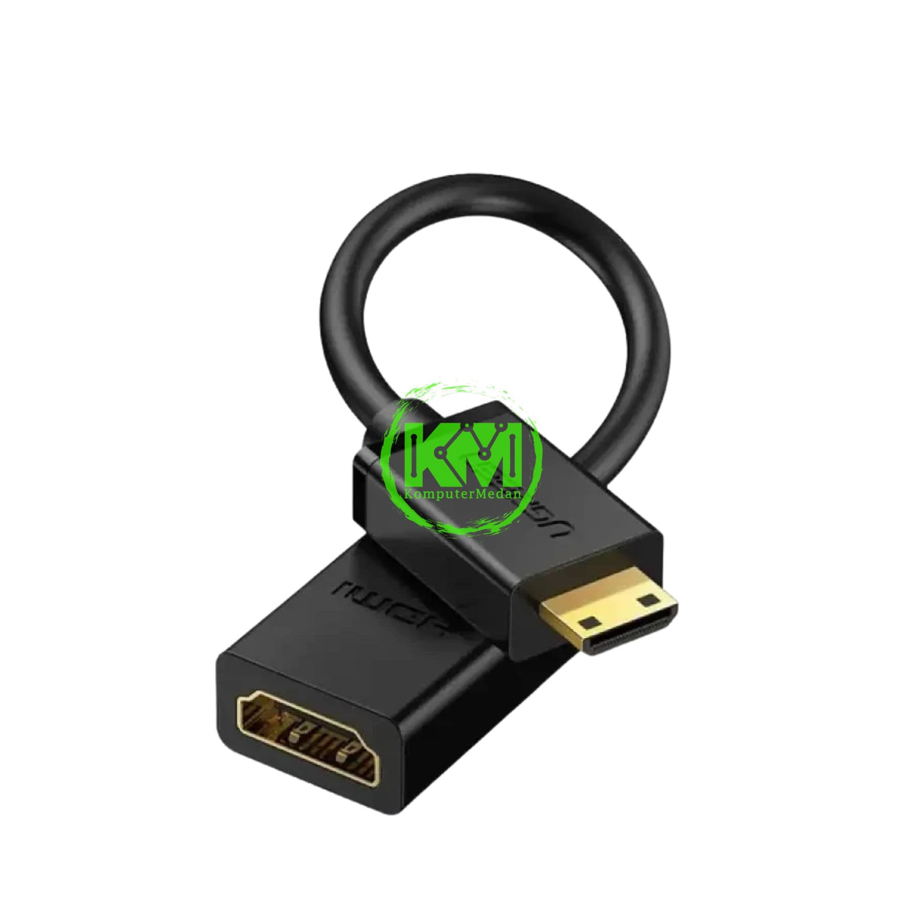 UGREEN CONVERTER MINI HDMI TO HDMI M/F BLACK / 20137