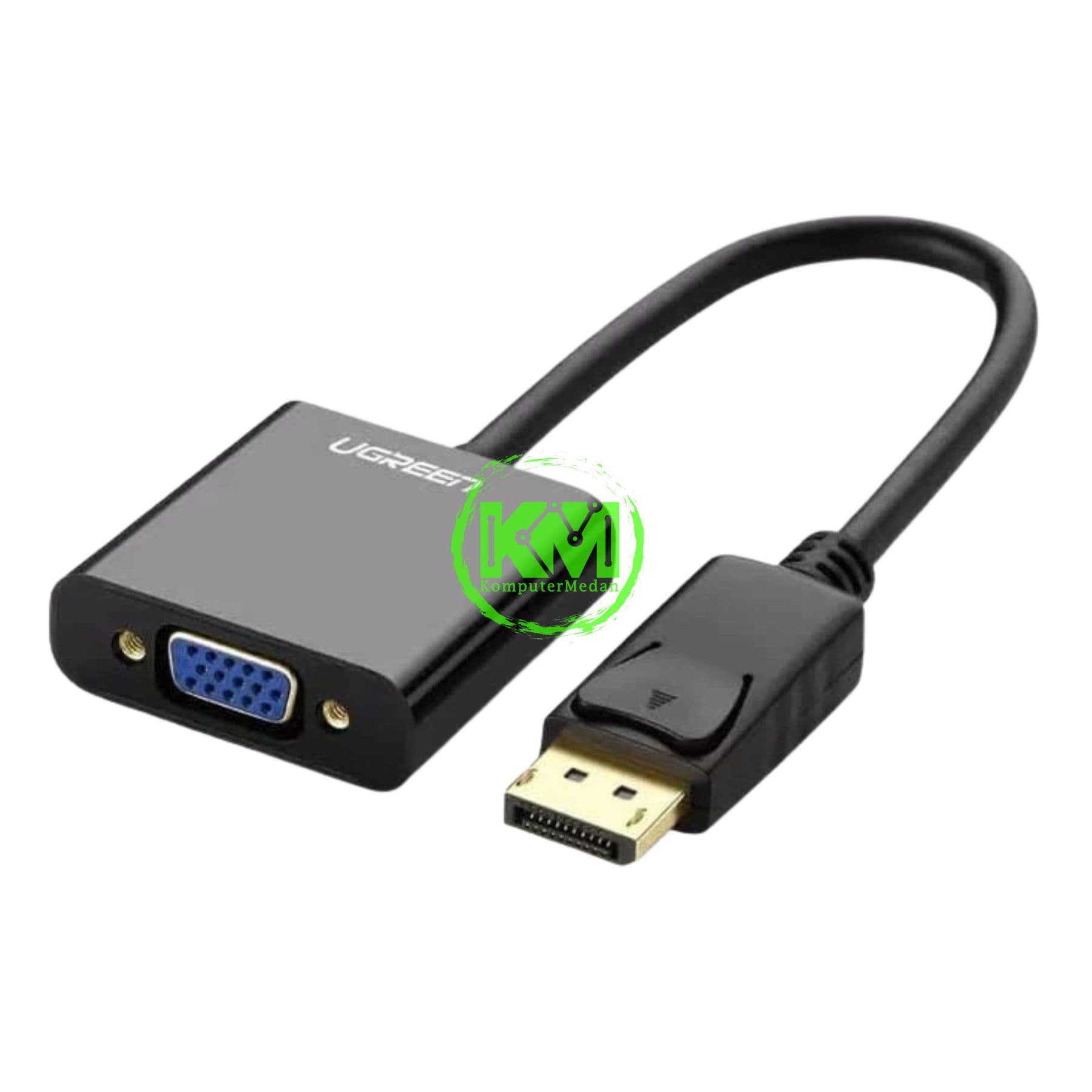 UGREEN CONVERTER DP TO VGA M/F BLACK / 20415 - Image 2