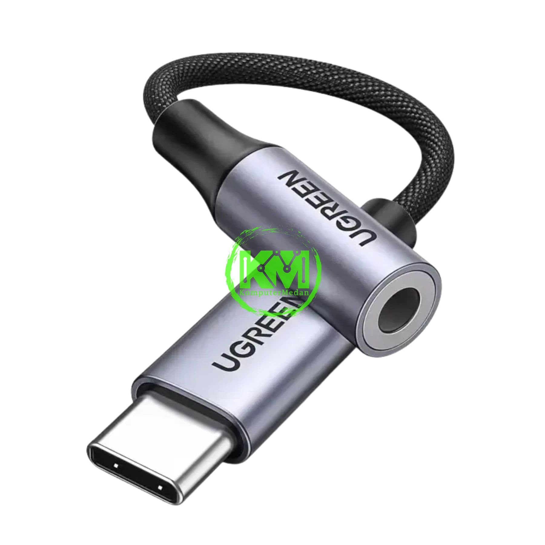 UGREEN SPLITTER AUDIO C TO 3.5MM DAC 10CM GRAY - PN 80154 - Image 2