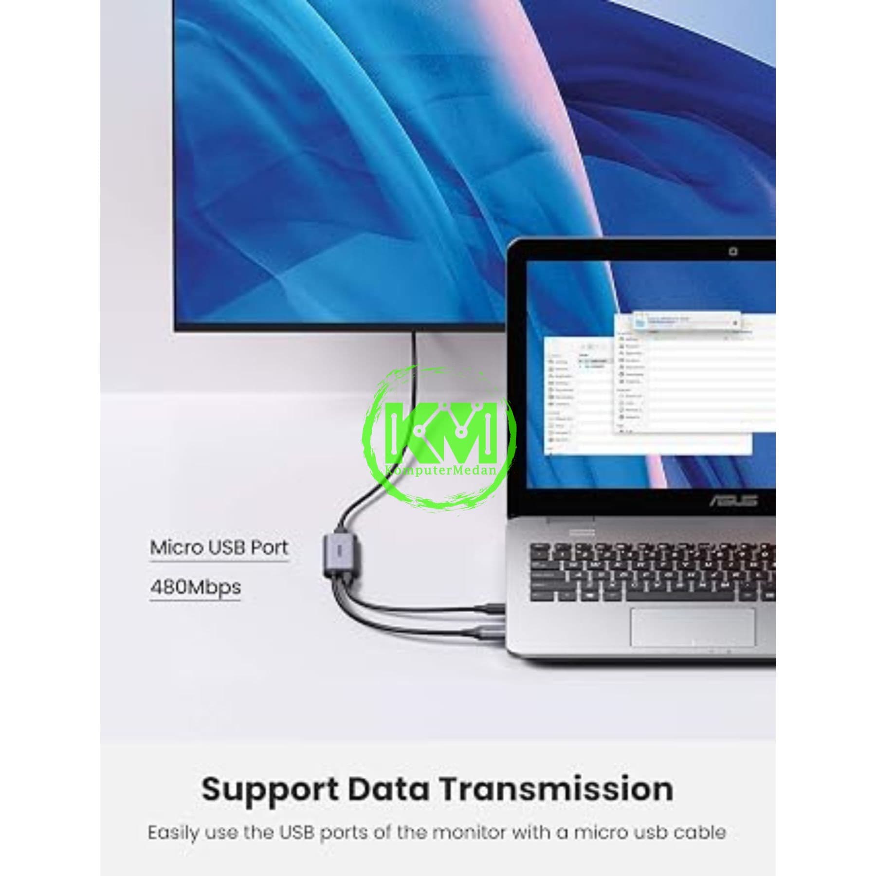 UGREEN CONVERTER HDMI TO USB C ADAPTER - PN 70693 - Image 2