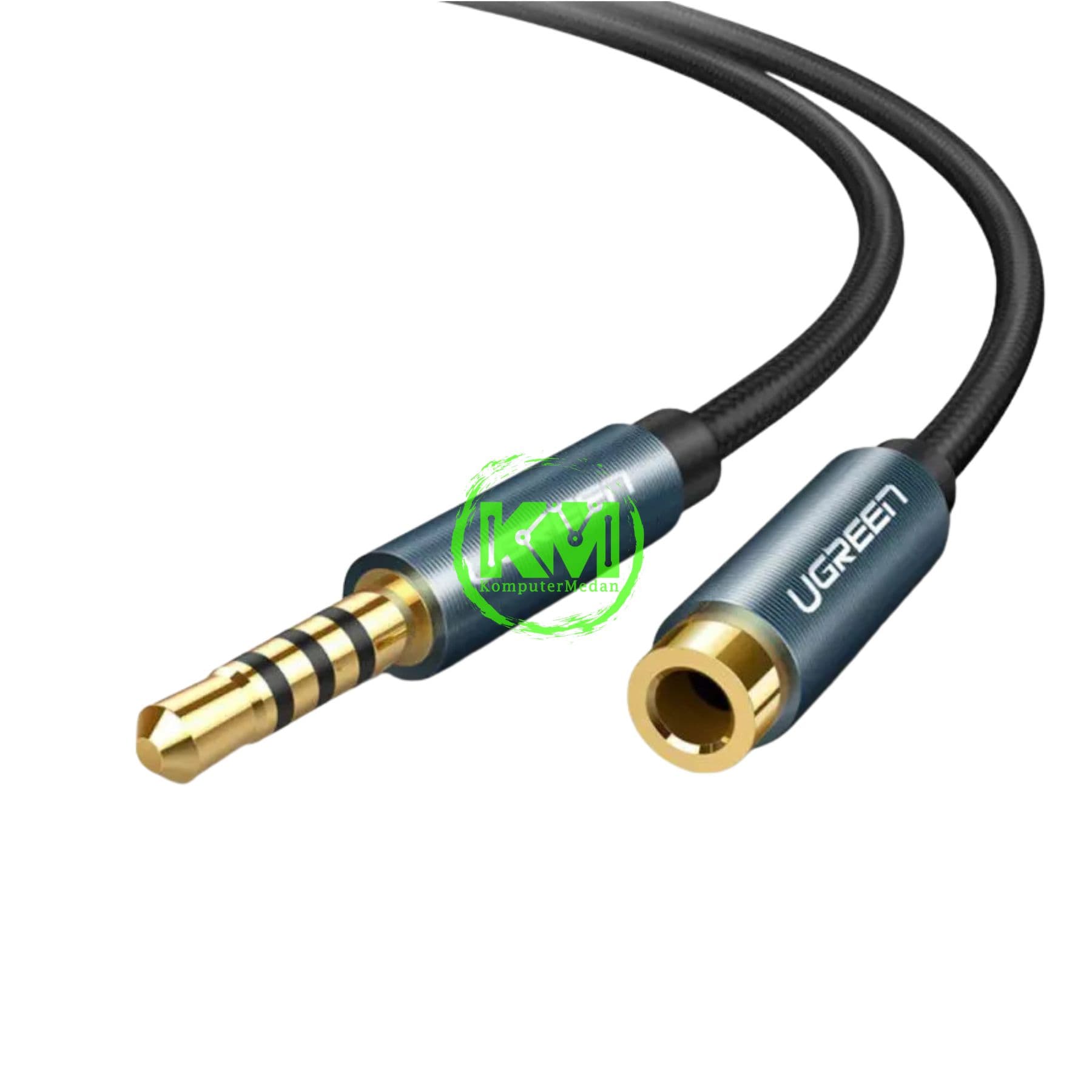 UGREEN CABLE AUDIO EXTENSION 3-POLE 3.5MM M/F 2M / 40675