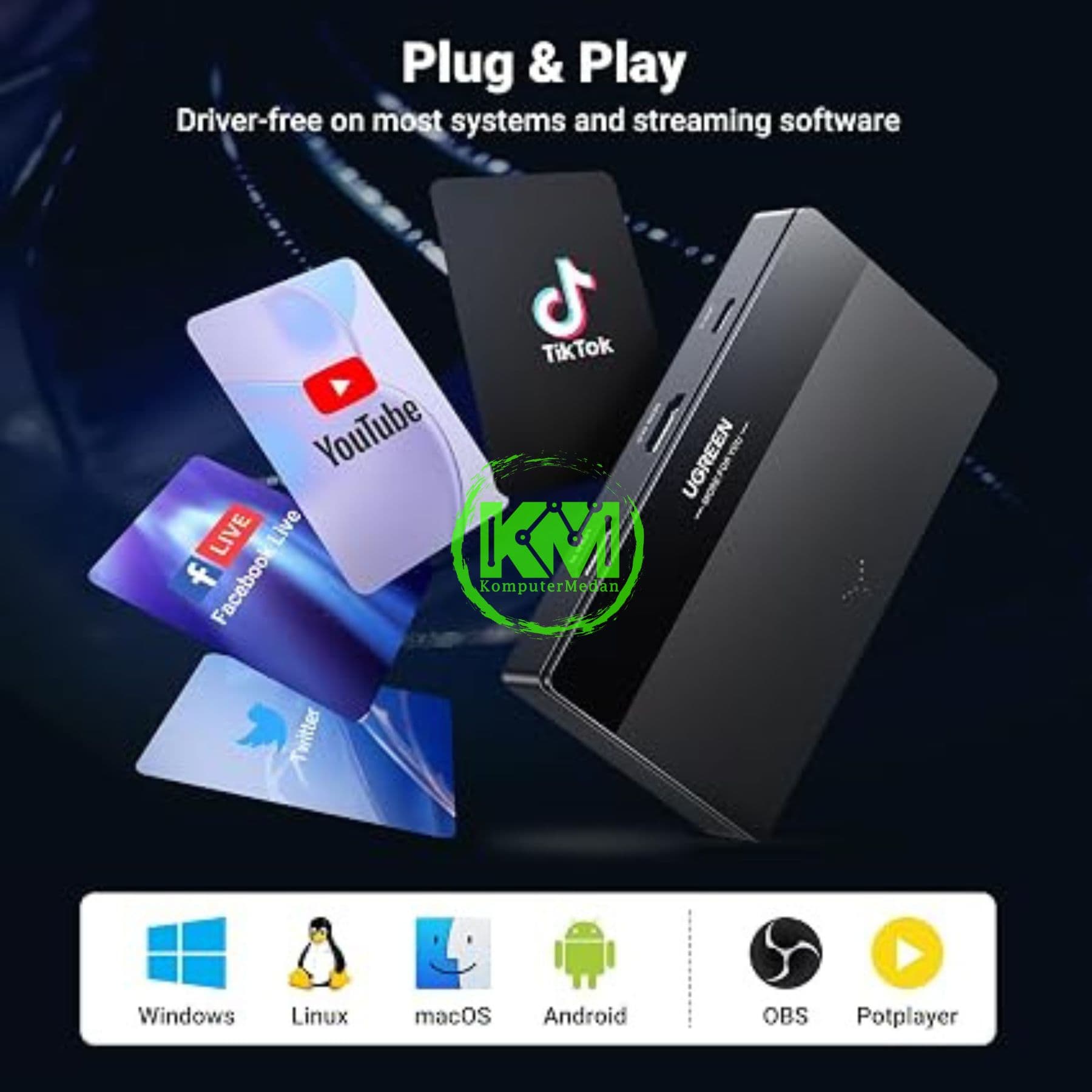 UGREEN VIDEO CAPTURE CARD /15390 - Image 4