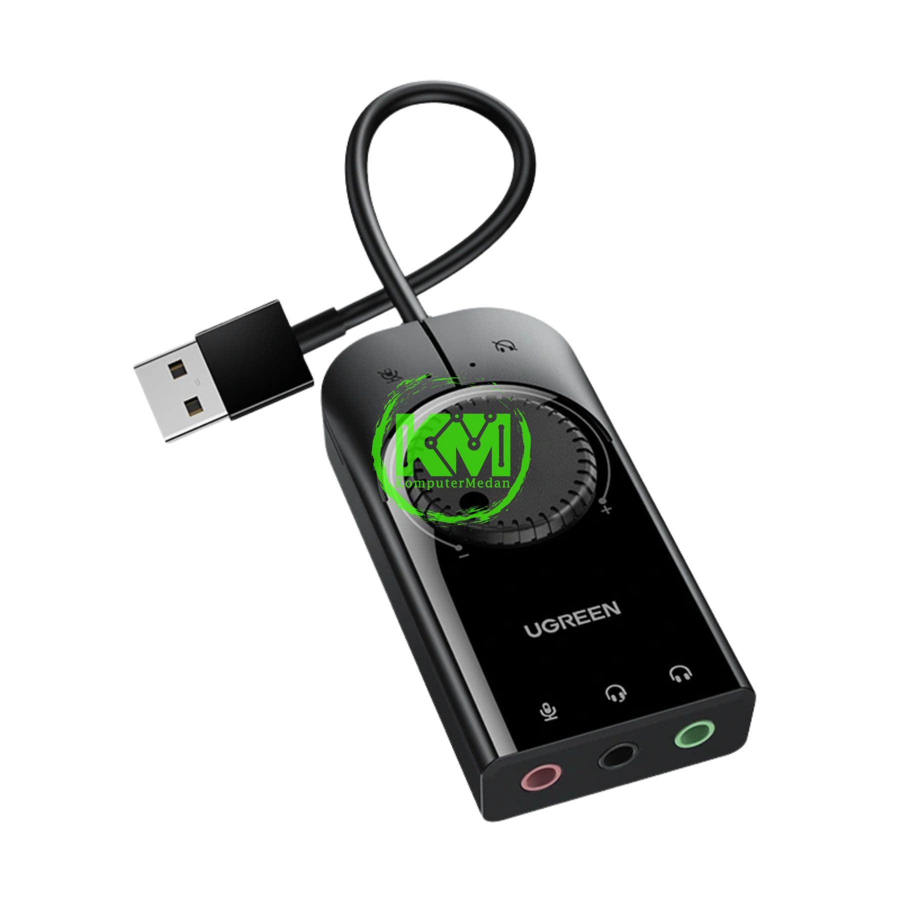 UGREEN USB EXTERNAL STEREO SOUND ADAPTER CABLE 15CM - CM129 PN 40964