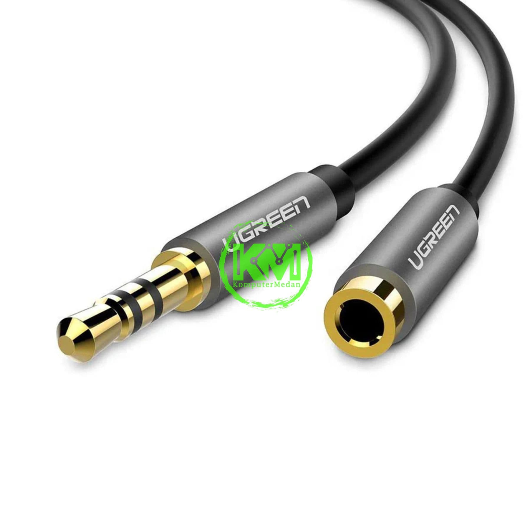 UGREEN CABLE AUDIO 3.5MM TO EXTENSION 3M BLACK - PN 10595 - Image 2