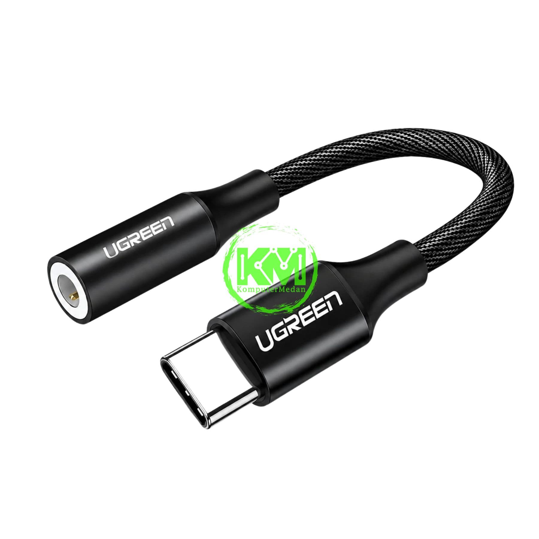 UGREEN SPLITTER AUDIO C TO 3.5MM NON DAC 10CM BLACK - PN 70858 - Image 2