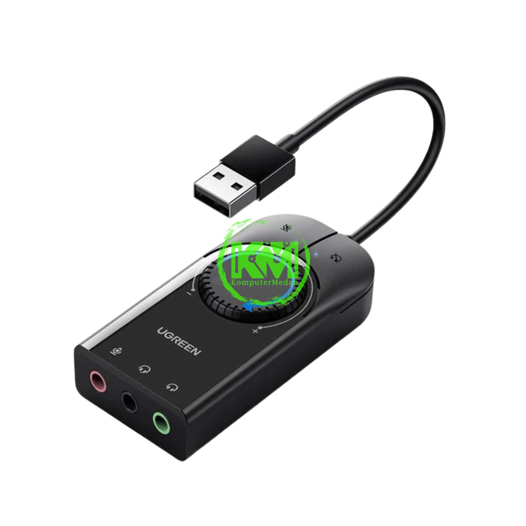 UGREEN USB EXTERNAL STEREO SOUND ADAPTER CABLE 15CM - CM129 PN 40964 - Image 2