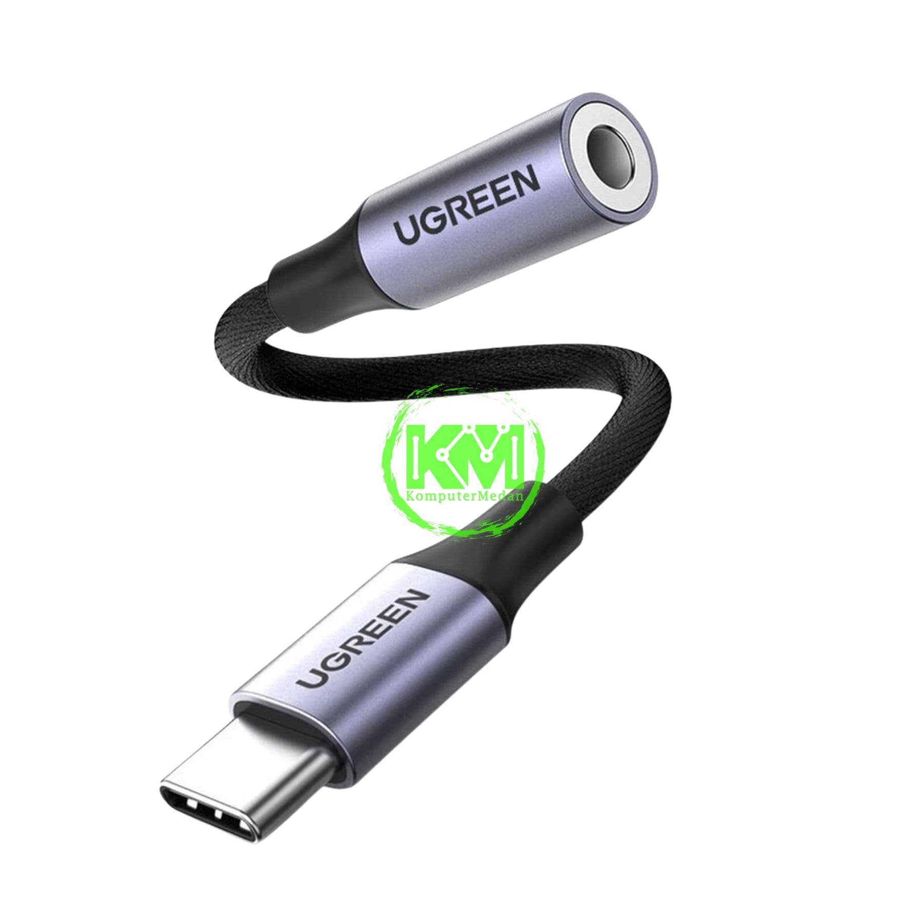 UGREEN SPLITTER AUDIO C TO 3.5MM DAC 10CM GRAY - PN 80154