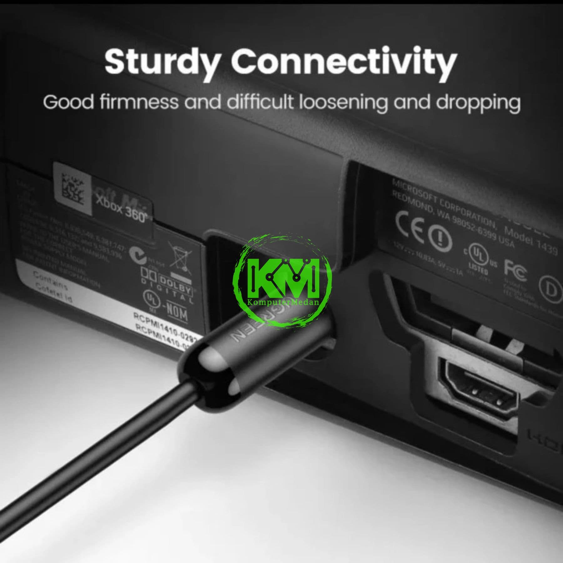 UGREEN CABLE TOSLINK OPTICAL AUDIO 2M BLACK / 70892 - Image 4