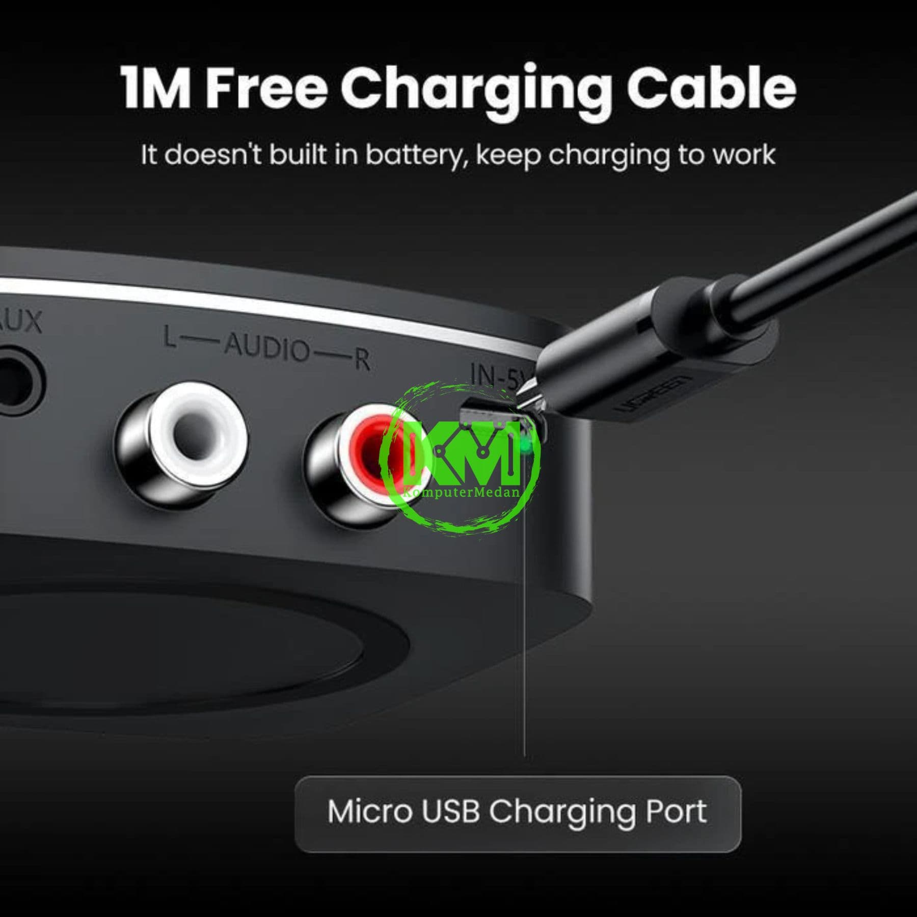 UGREEN WIRELESS BLUETOOTH AUDIO RECEIVER 5.1 / 40759P (Type C) - Image 6