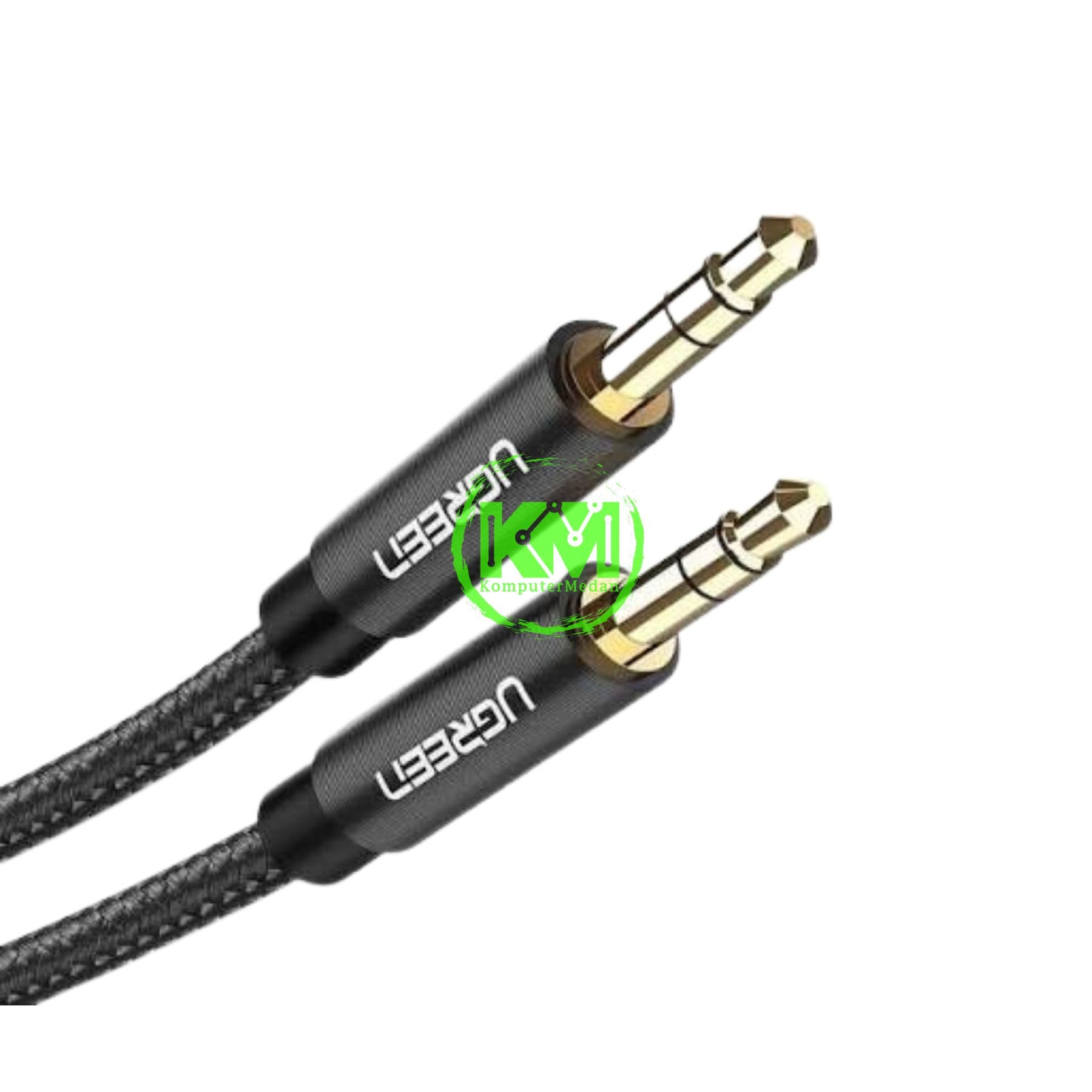 UGREEN CABLE AUDIO 3.5MM GOLD PLATE MM 2M BLACK - PN 50363 - Image 5