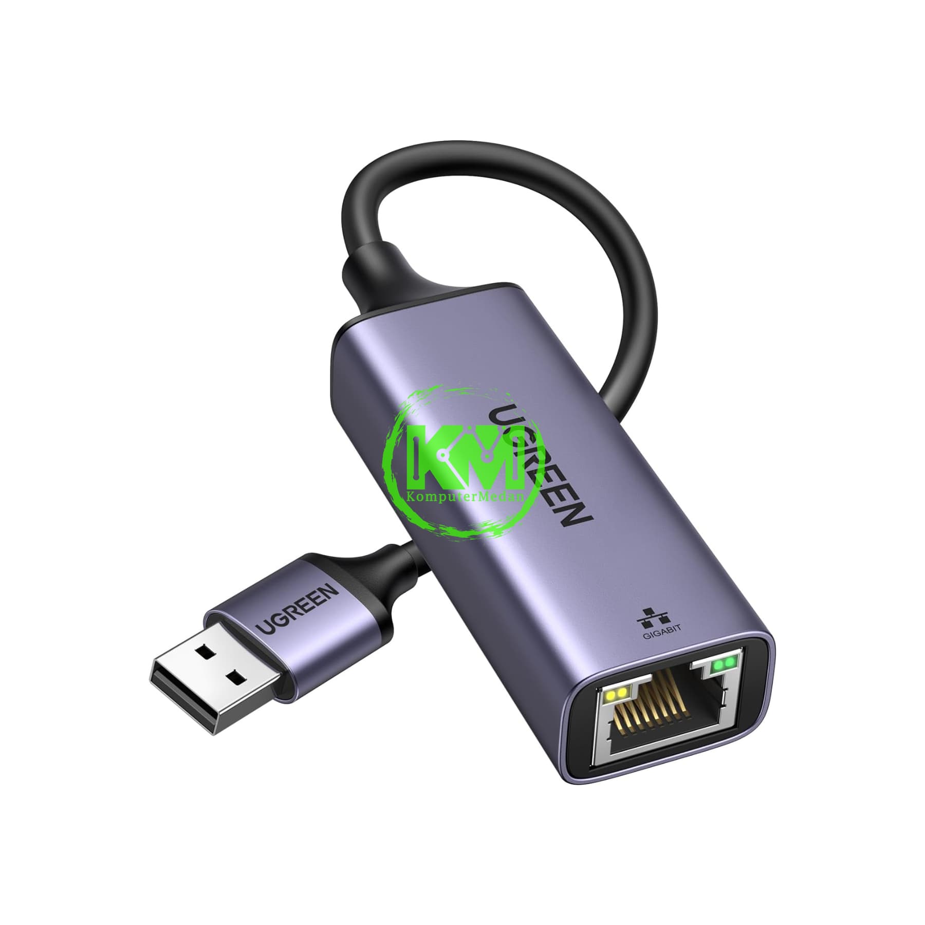 UGREEN ETHERNET ADAPTER USB A 3.0 GIGABIT (ALLOY) - CM209 PN 50922 - Image 1