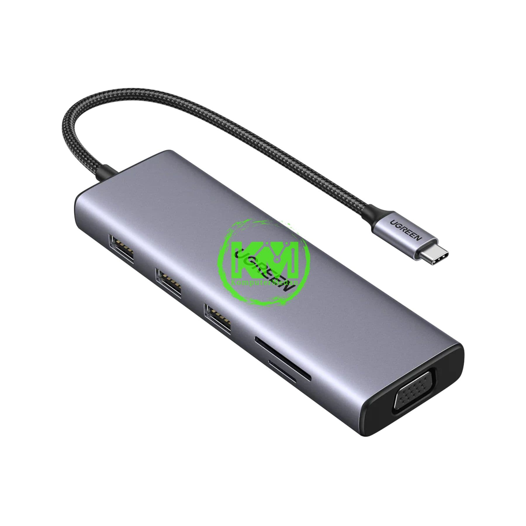 UGREEN HUB TYPE C 10IN1 LITE GREY - PN 15601 - Image 4
