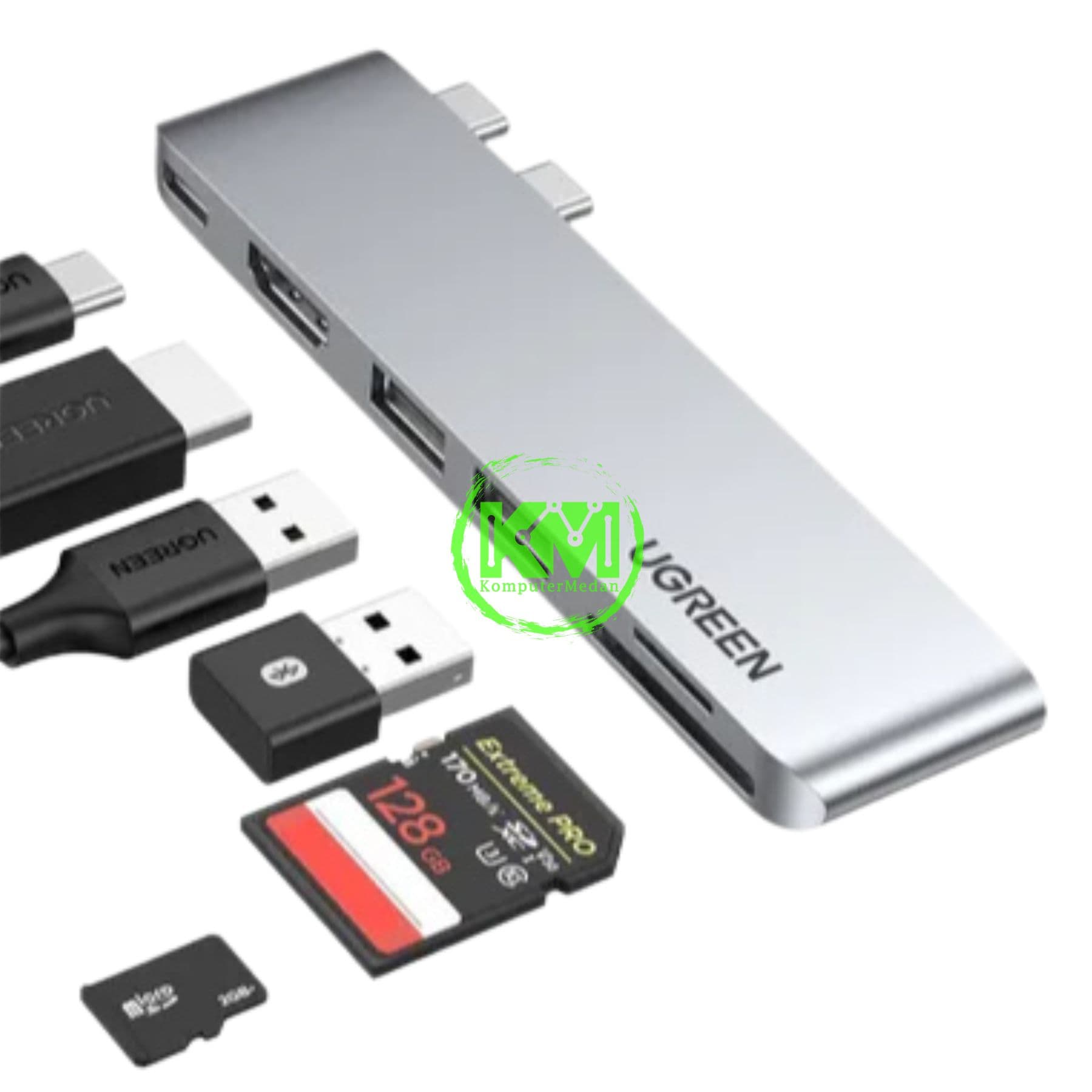 UGREEN HUB DUAL-C 6 IN 1 / 80856