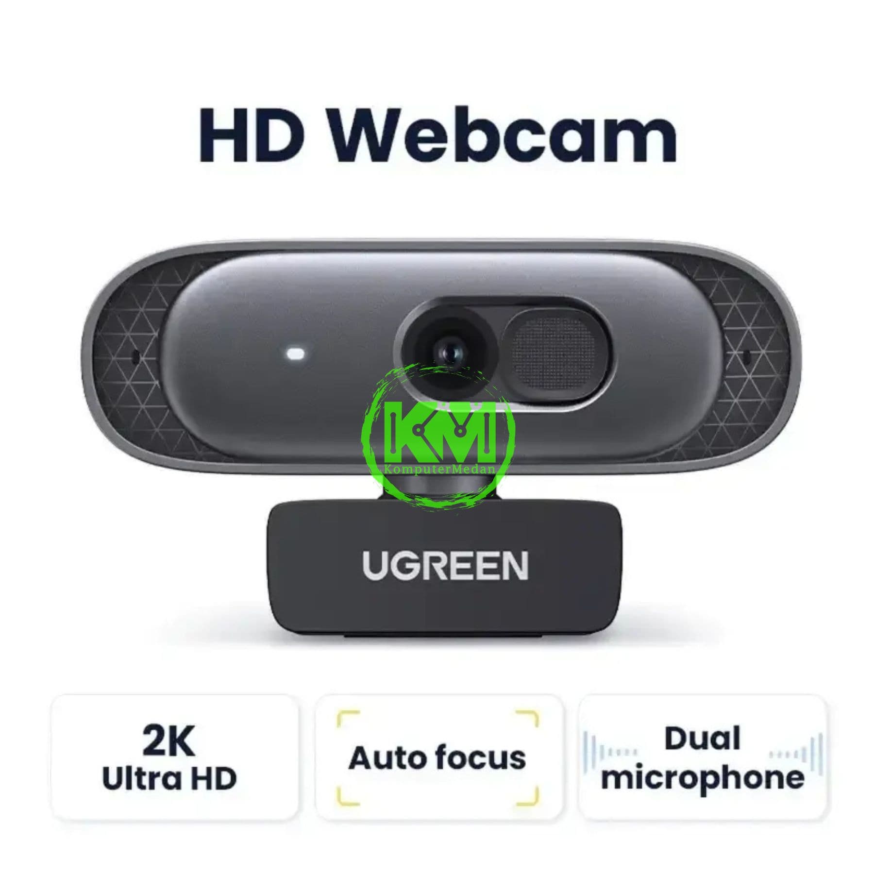 UGREEN WEBCAM CAMERA 2K / 35626 - Image 4