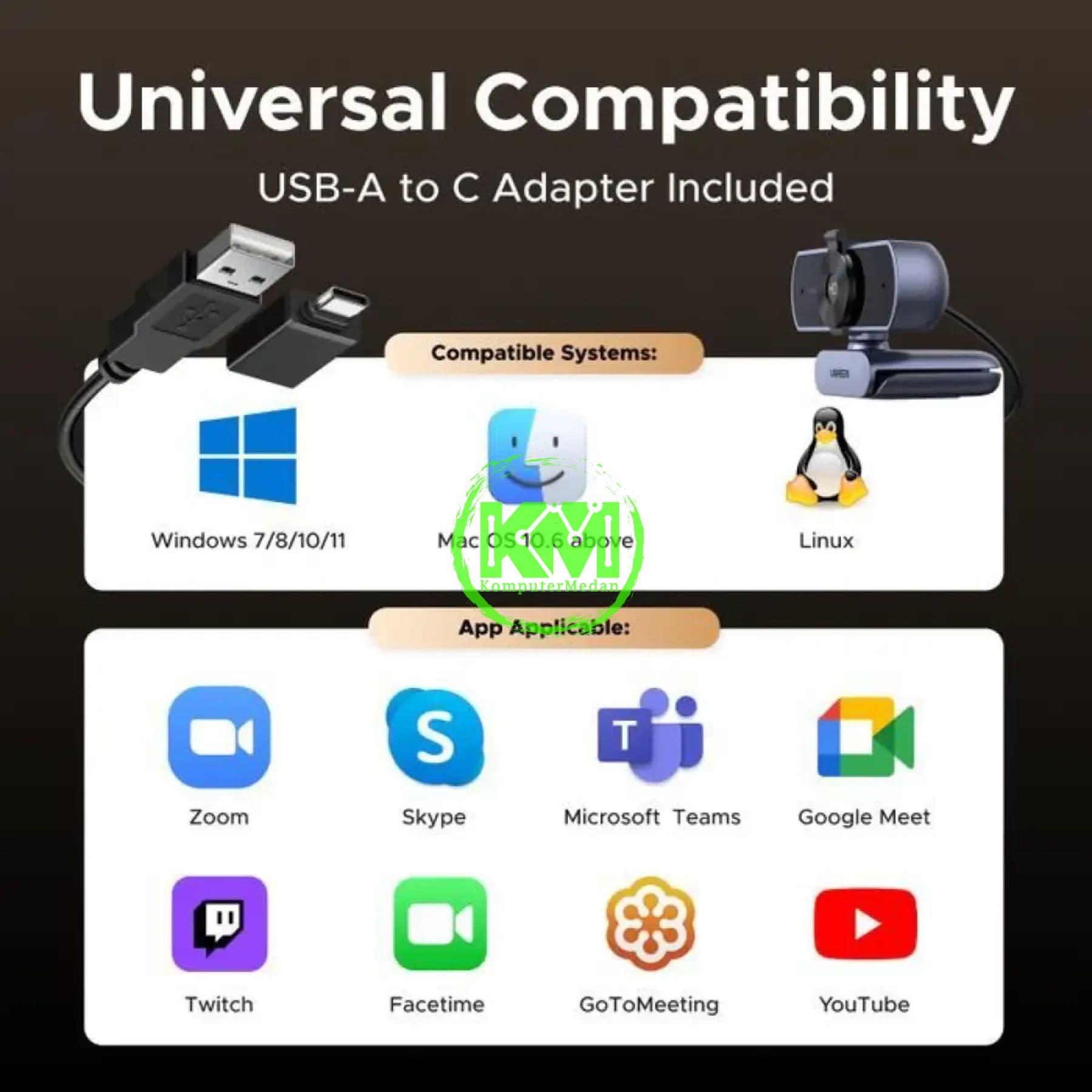 UGREEN WEBCAM CAMERA 4K / 65381 - Image 5