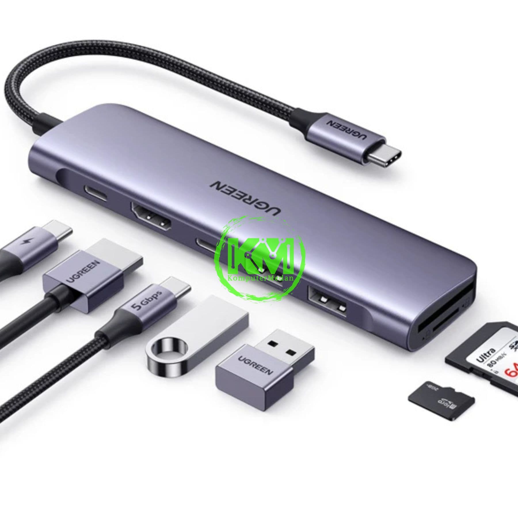 UGREEN HUB TYPE-C 7 IN 1 / 15214