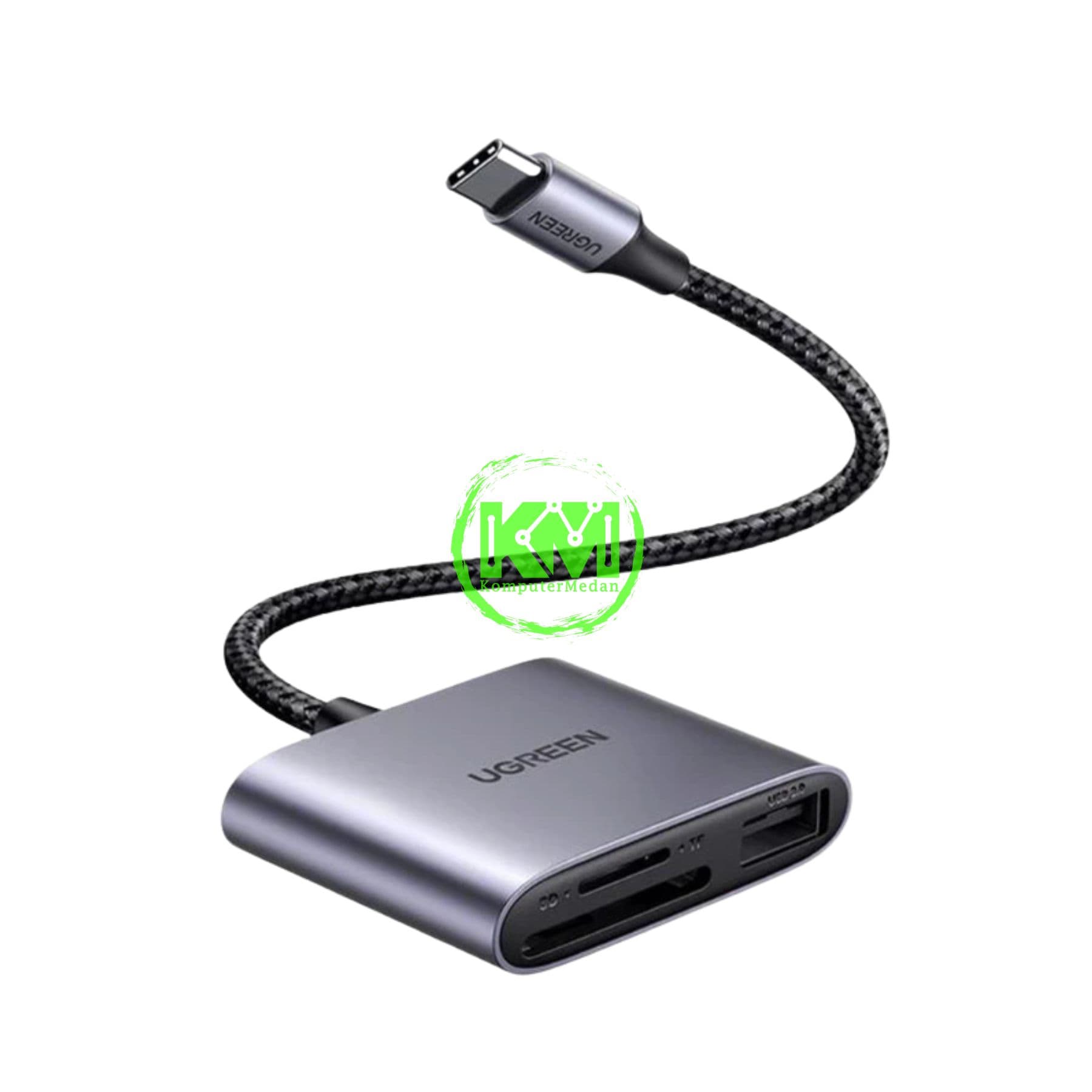 UGREEN CARD READER C TO SD/TF + USB 2.0 - PN 80798 - Image 2