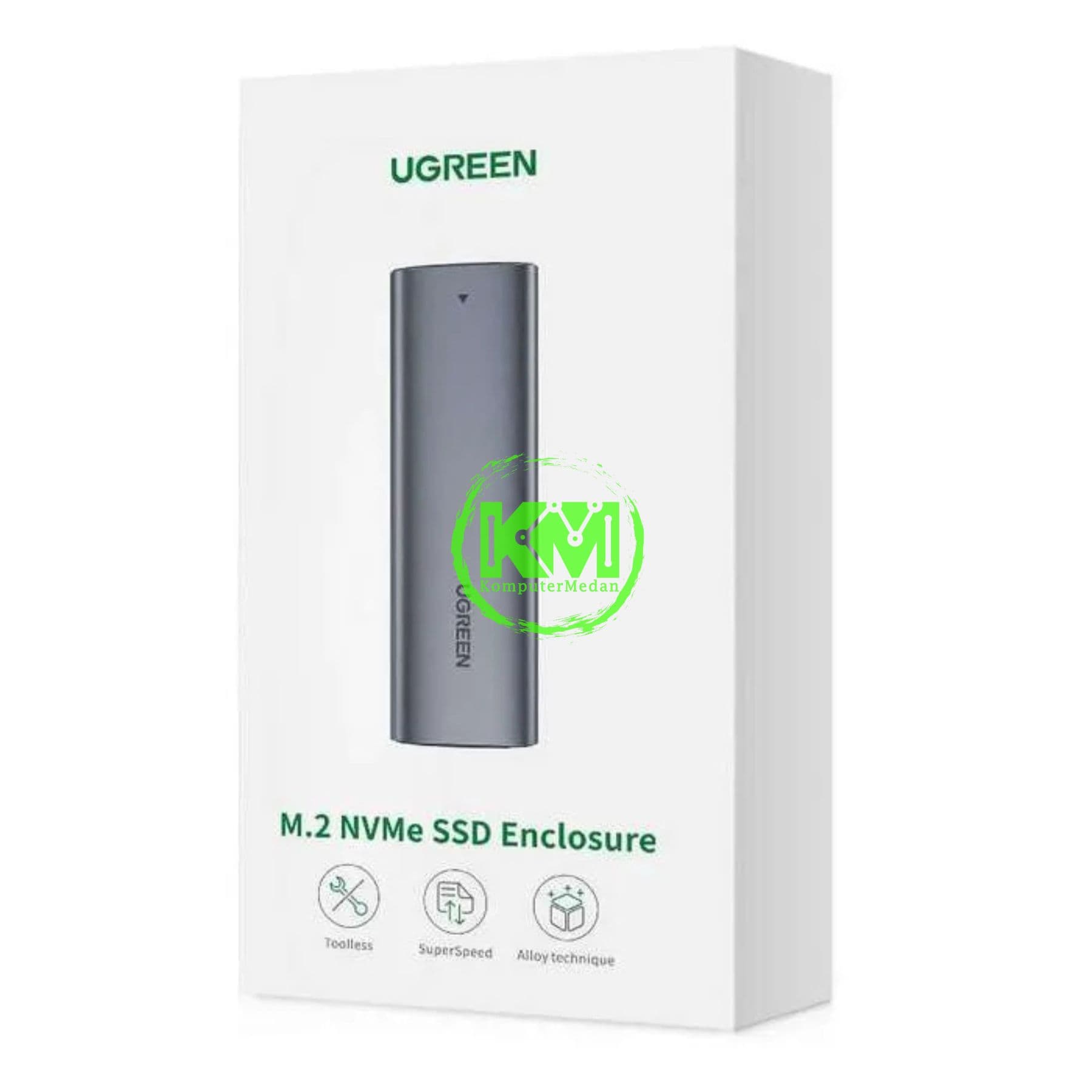 UGREEN M.2 ENCLOSURE 10GBPS NVME/SATA / 90264