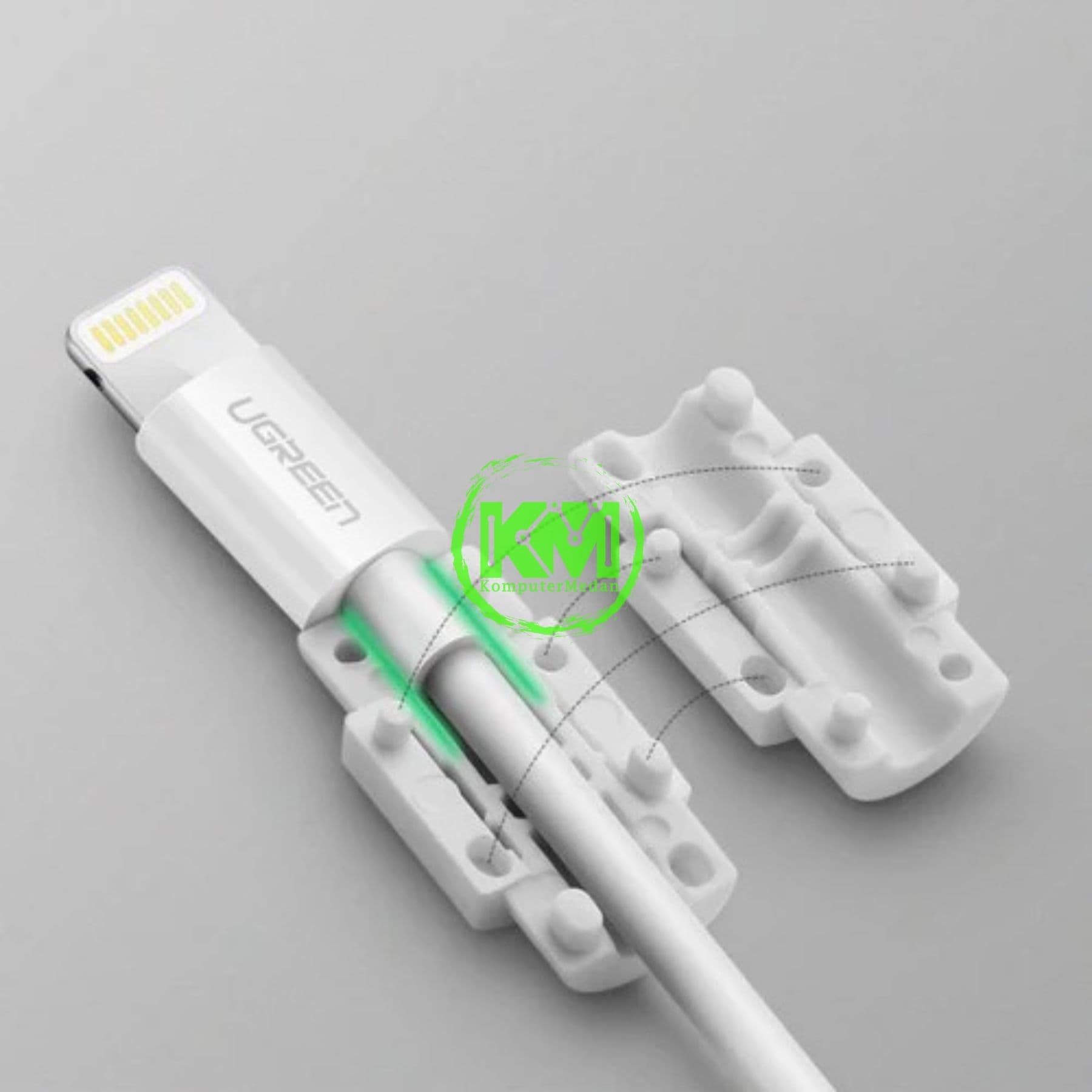 UGREEN CABLE PROTECTOR WHITE / 40705 - Image 2