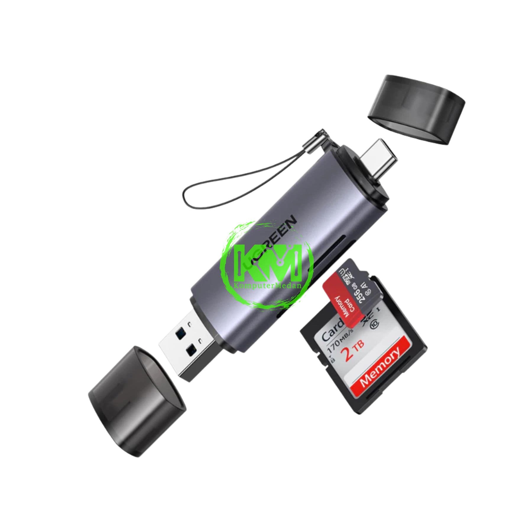 UGREEN CARD READER 2IN1 USB-C/USB-A OTG - CM185 PN 50706 - Image 2