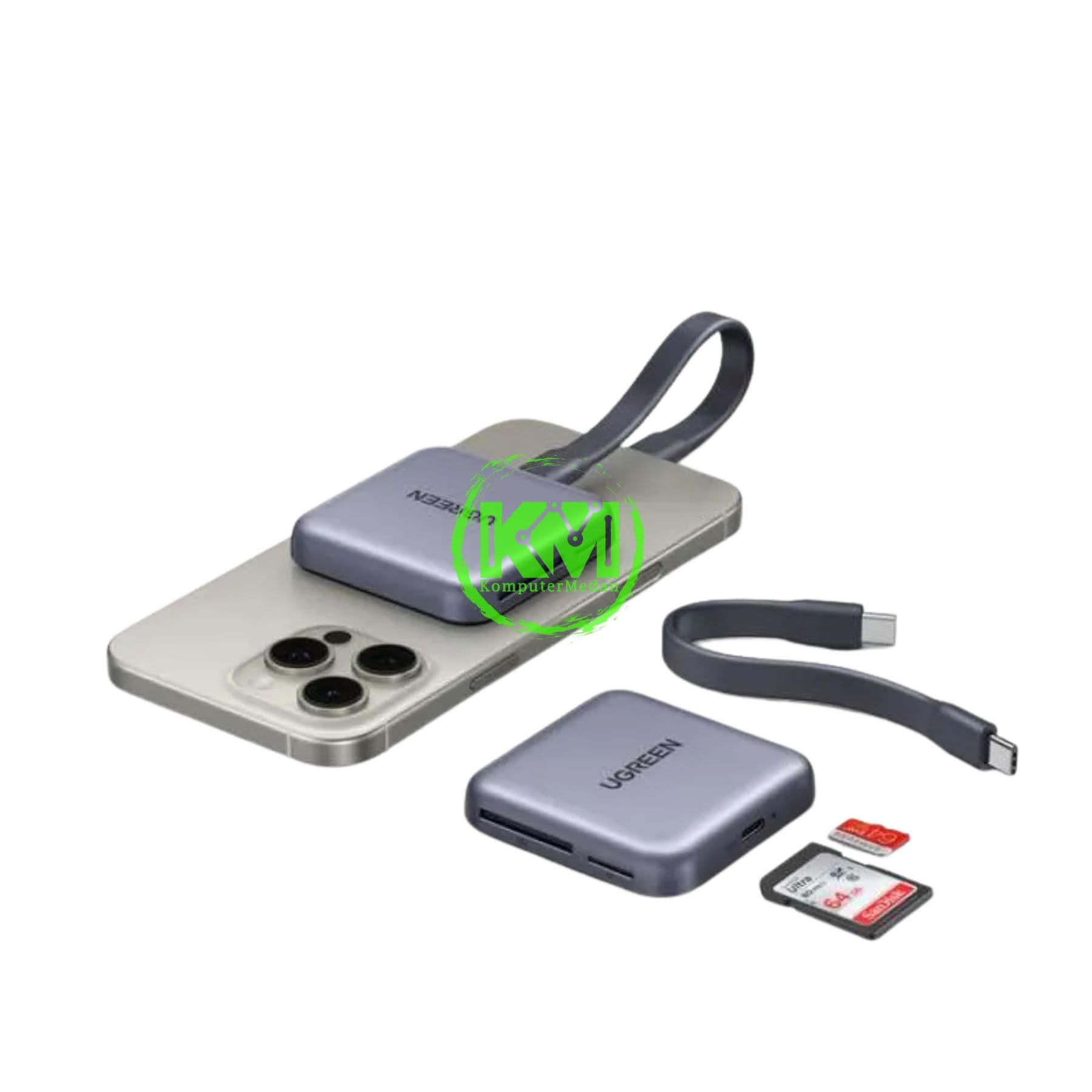 UGREEN MAGNETIC 3IN1 CARD READER / 65095 - Image 2