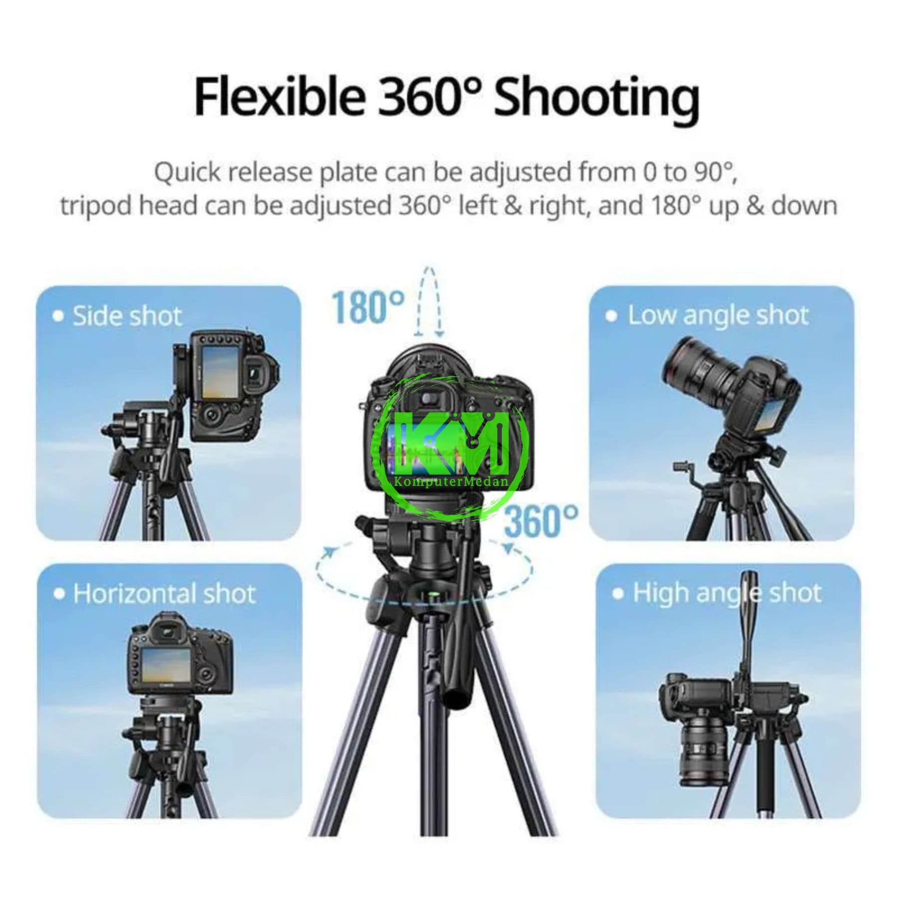 UGREEN PROFESSIONAL TRIPOD / 15187 - Image 3