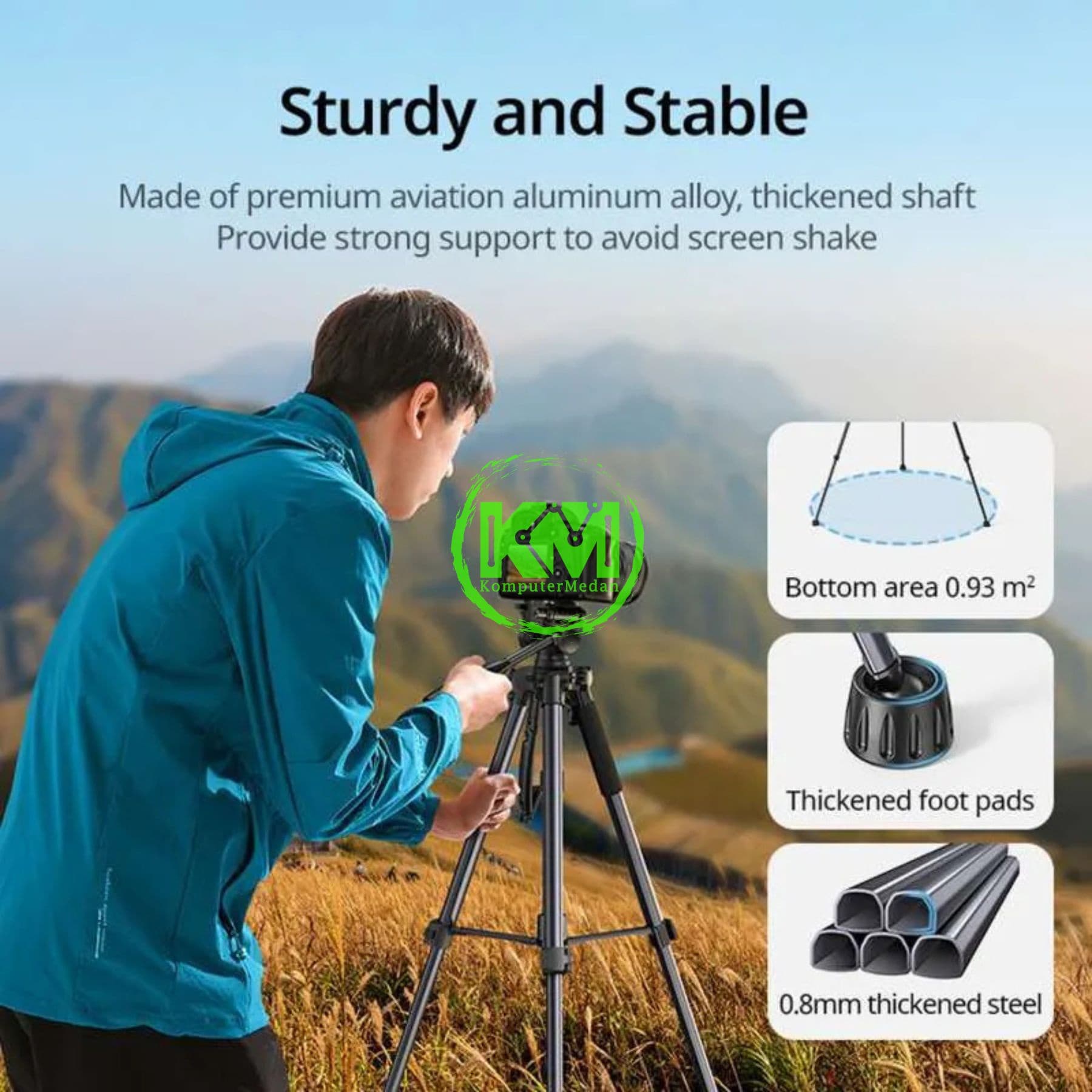 UGREEN PROFESSIONAL TRIPOD / 15187 - Image 5