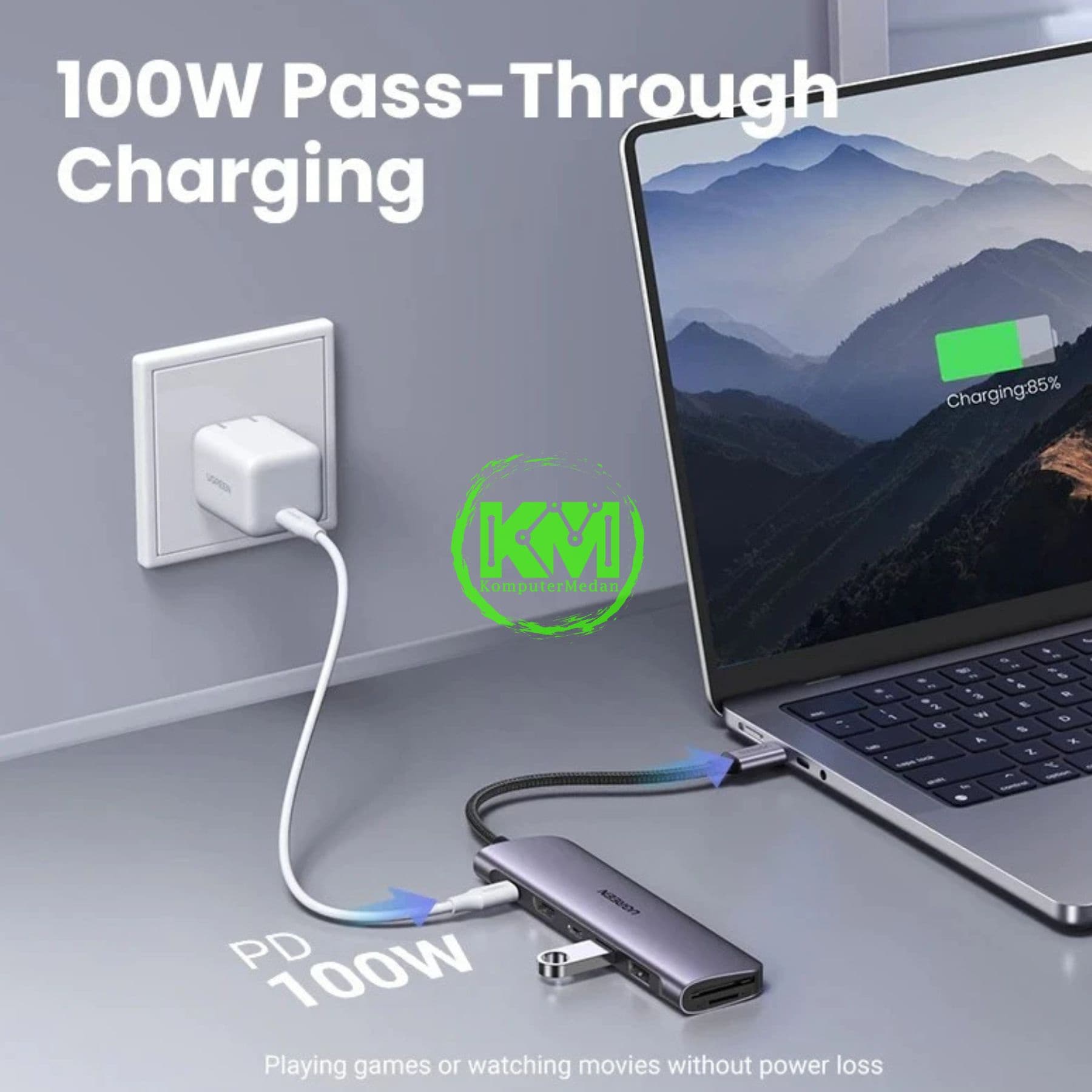 UGREEN HUB TYPE C 9IN1 - PN 15375 - Image 3