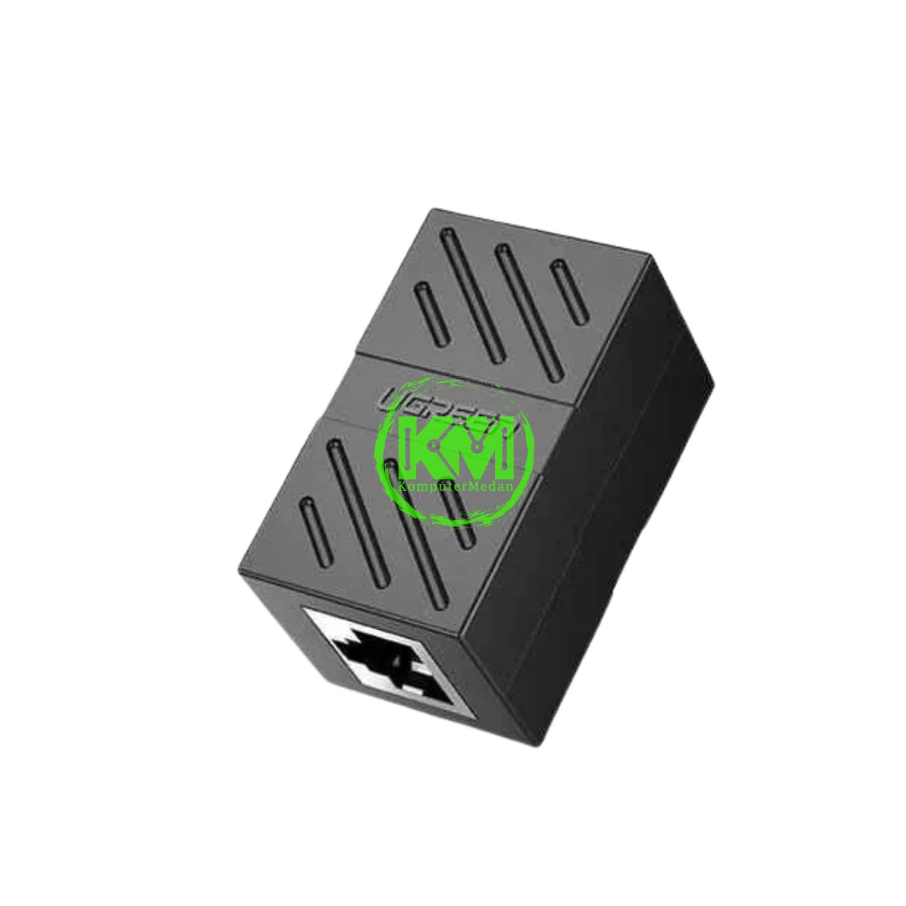 UGREEN NETWORK KEYSTONE COUPLER RJ45 CAT5/6/7 BLACK / 20390 - Image 2