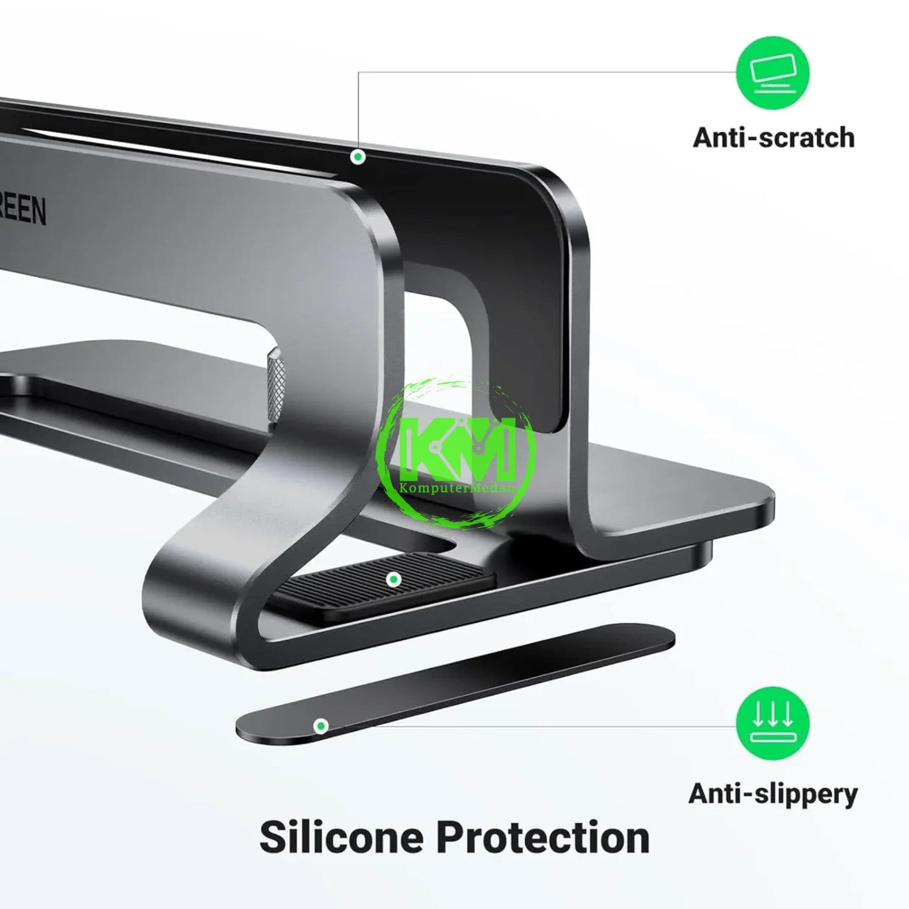UGREEN LAPTOP VERTICAL STAND HOLDER SINGLE SLOT / 20471 - Image 5