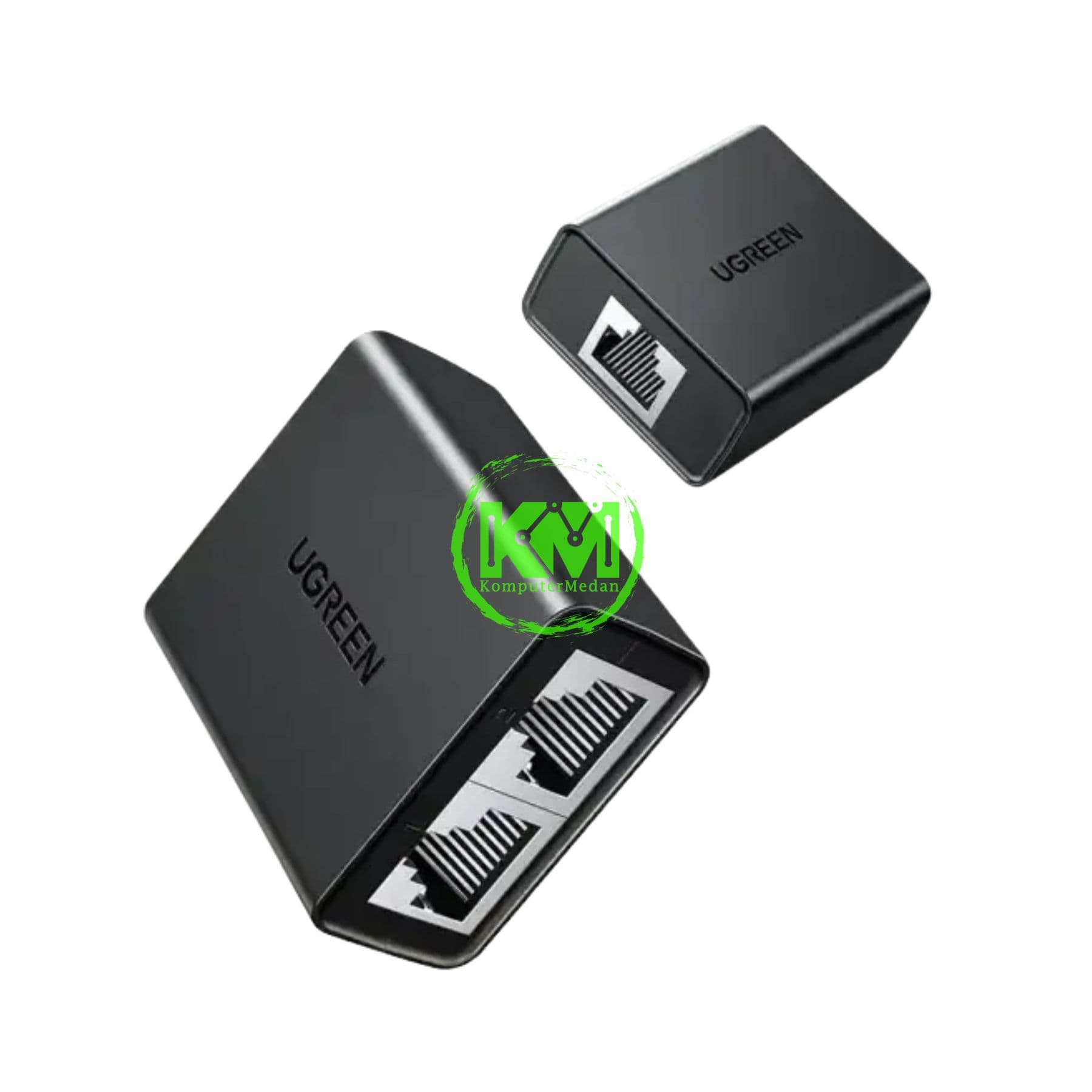 UGREEN ADAPTER RJ45 SPLITTER BLACK / 50923 - Image 2