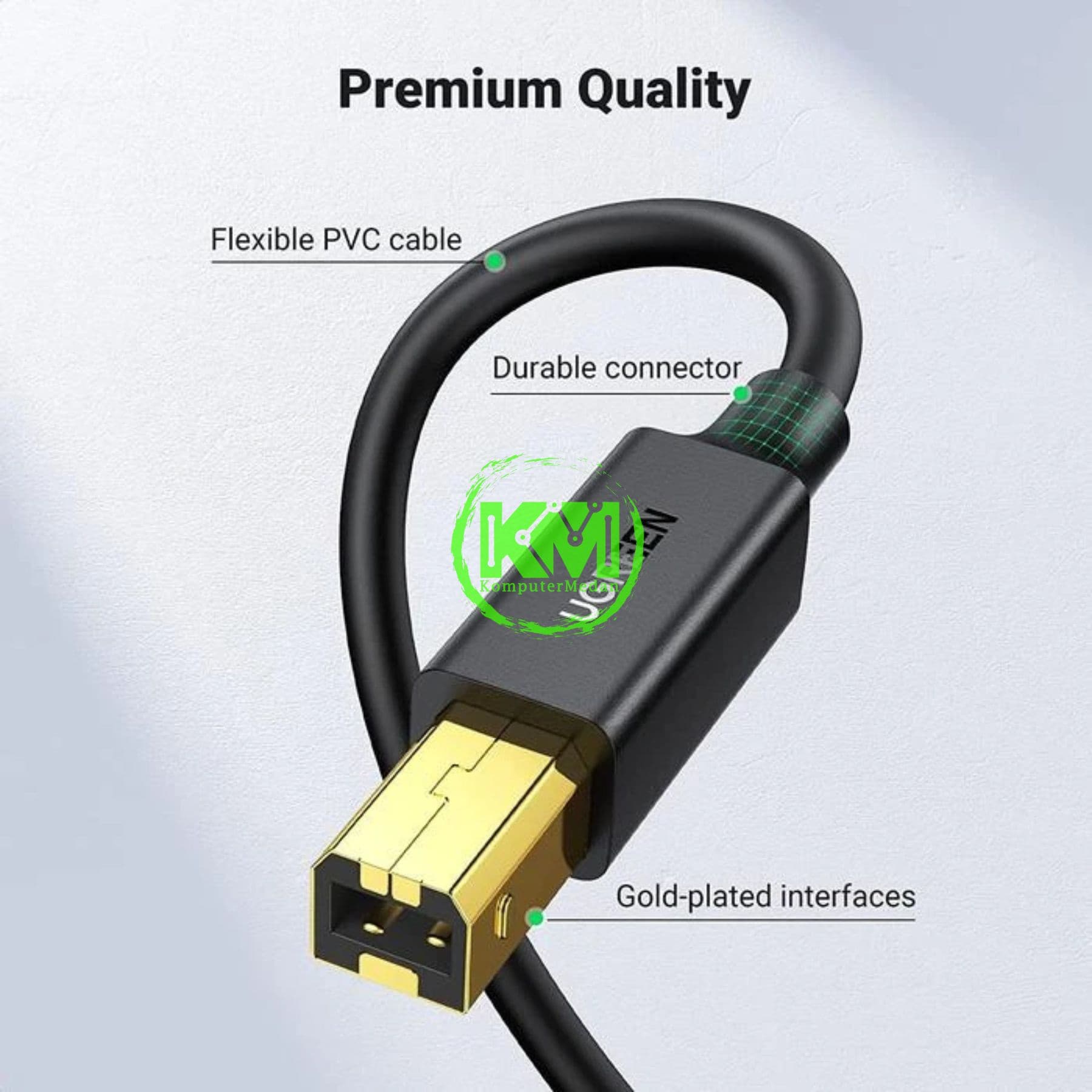 UGREEN CABLE PRINT 3M BLACK / 10351 - Image 5