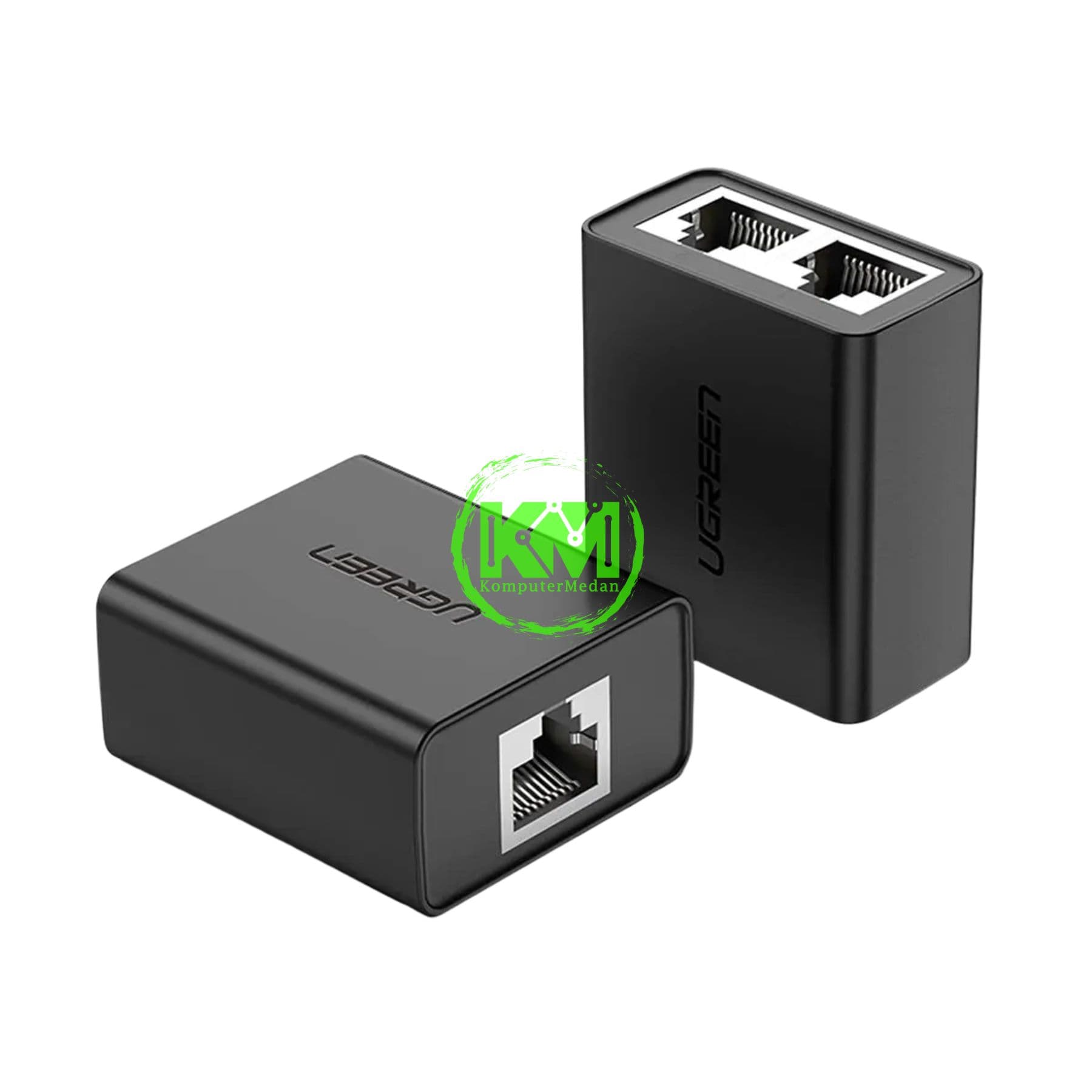 UGREEN ADAPTER RJ45 SPLITTER BLACK / 50923