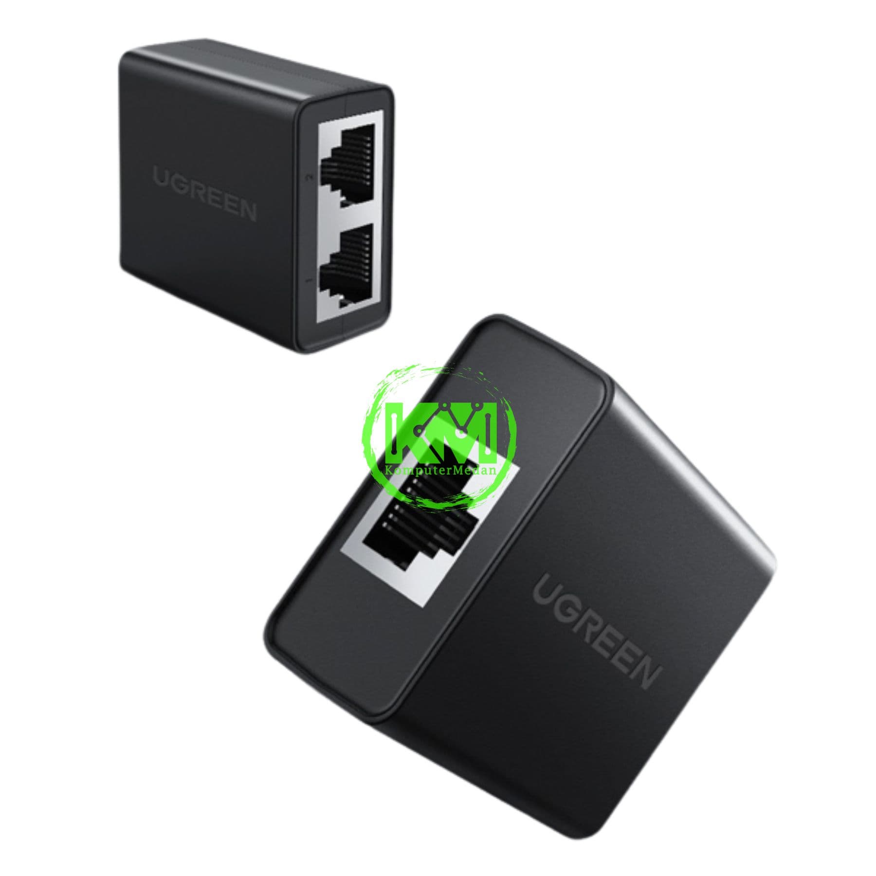 UGREEN ADAPTER RJ45 SPLITTER BLACK / 50923 - Image 3