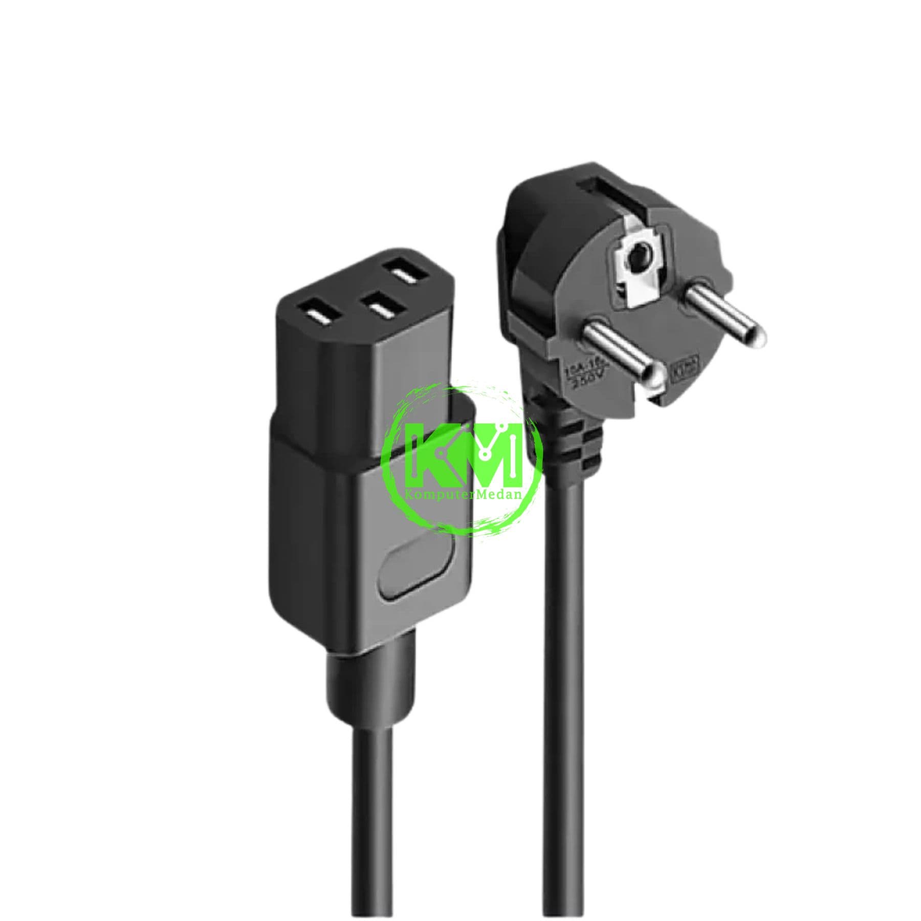 UGREEN POWER EXTENSION CPU BLACK 2M / 15364 - Image 1
