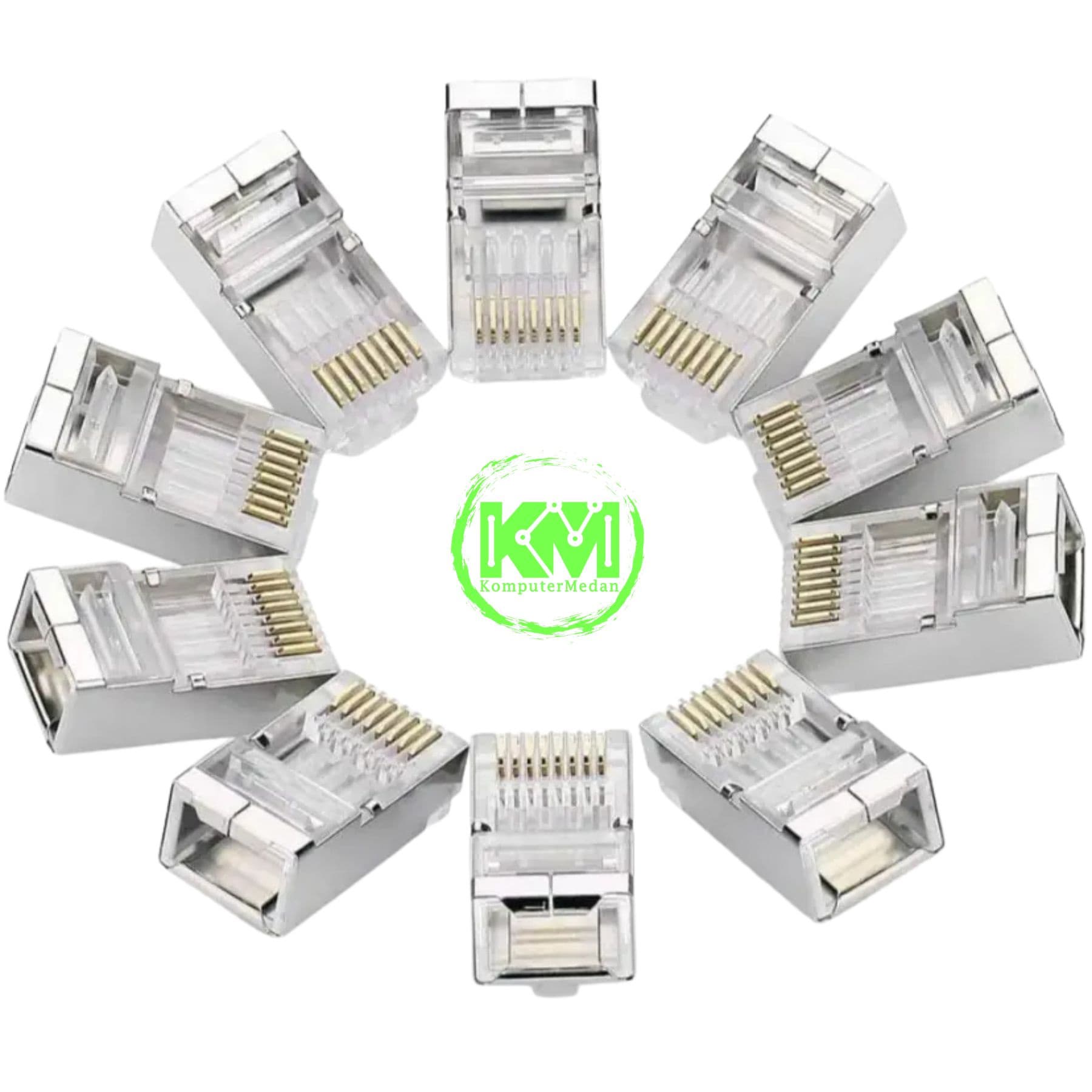 UGREEN RJ45 CRYSTAL MODULAR PLUG CAT6 (100 PCS) / 50248