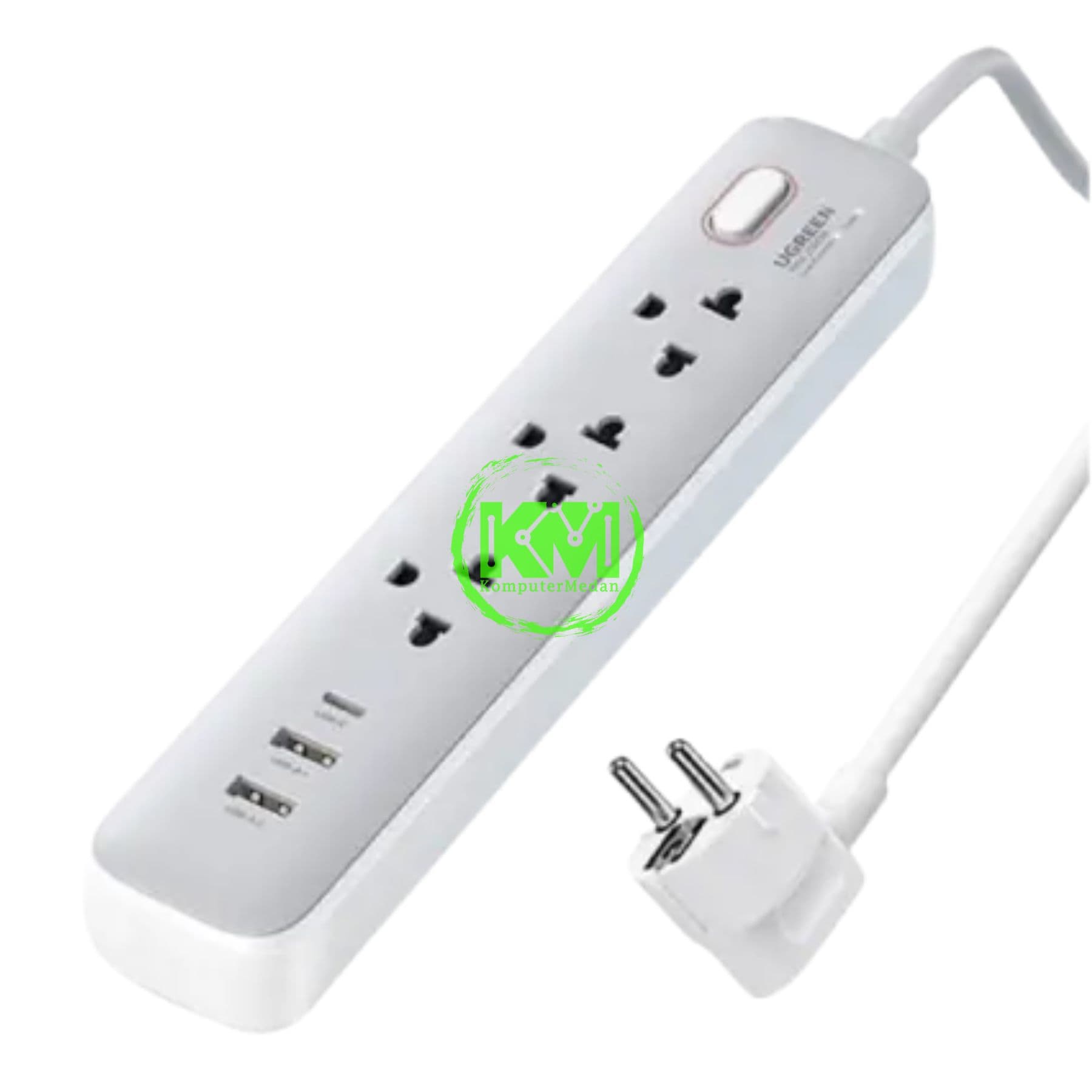 UGREEN POWERSTRIP 30W WHITE / 15143 - Image 1