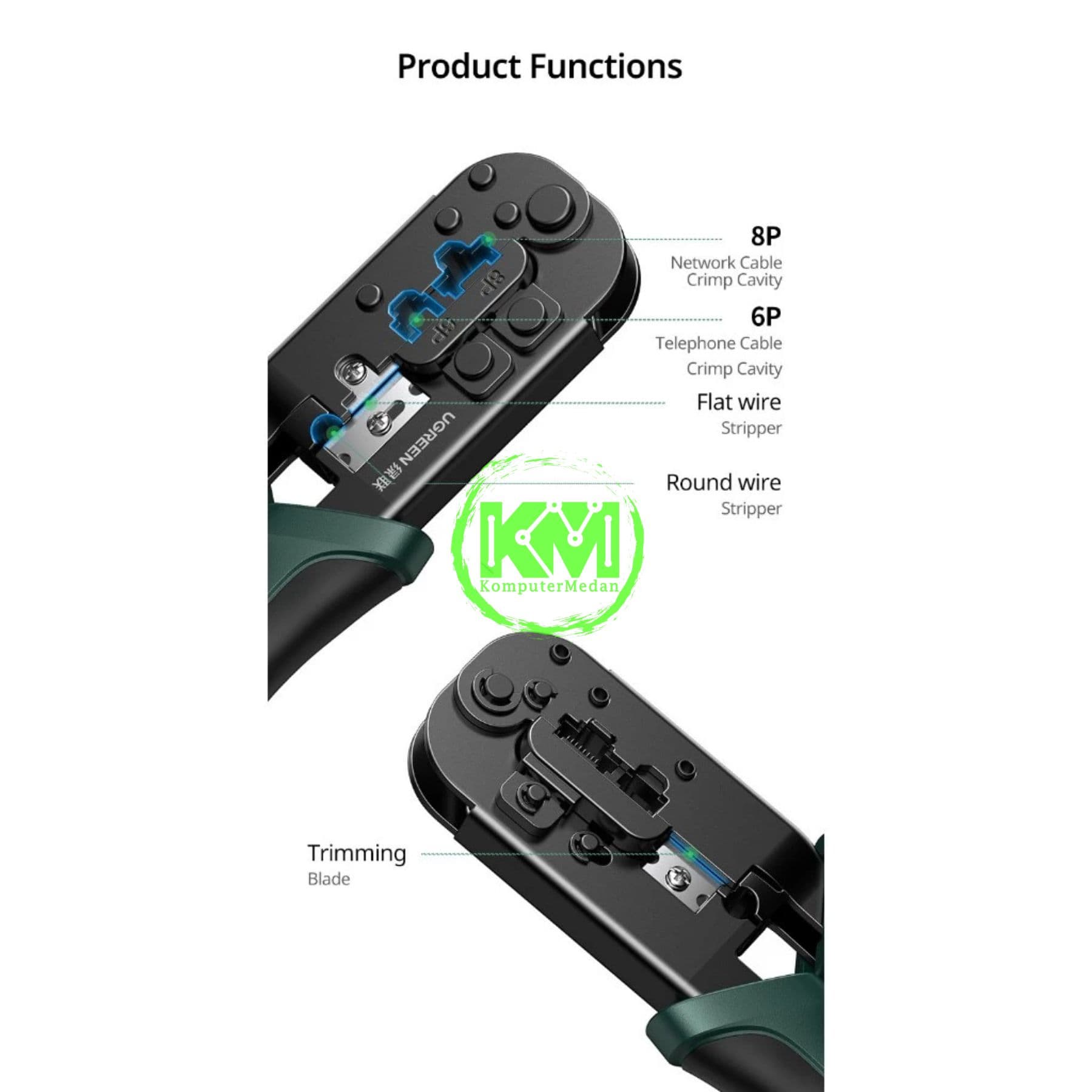 UGREEN MULTIFUNCTION CRIMPING TOOL / 10952 - Image 4