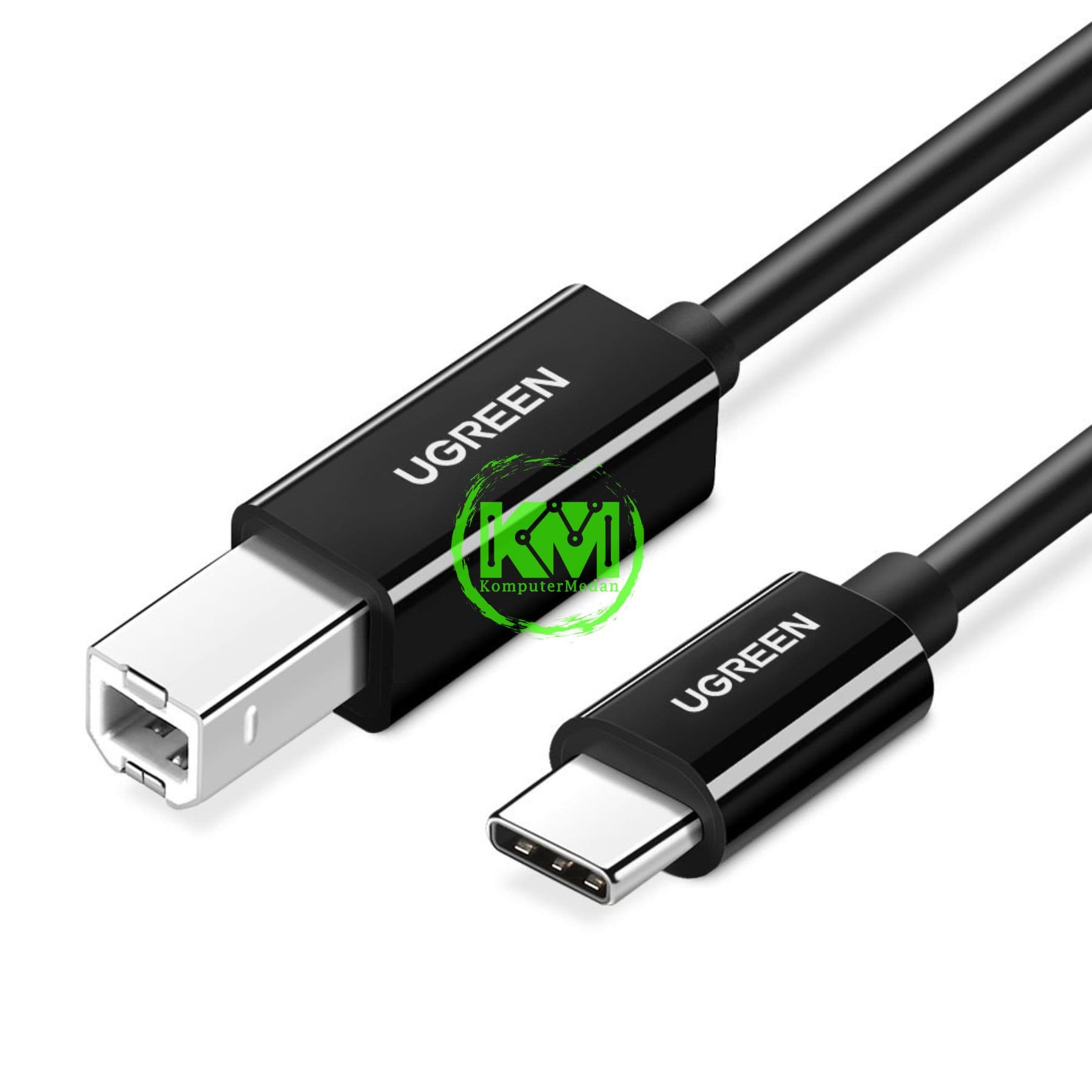 UGREEN PRINTER CABLE C TO USB-B 2.0 2M BLACK / 50446