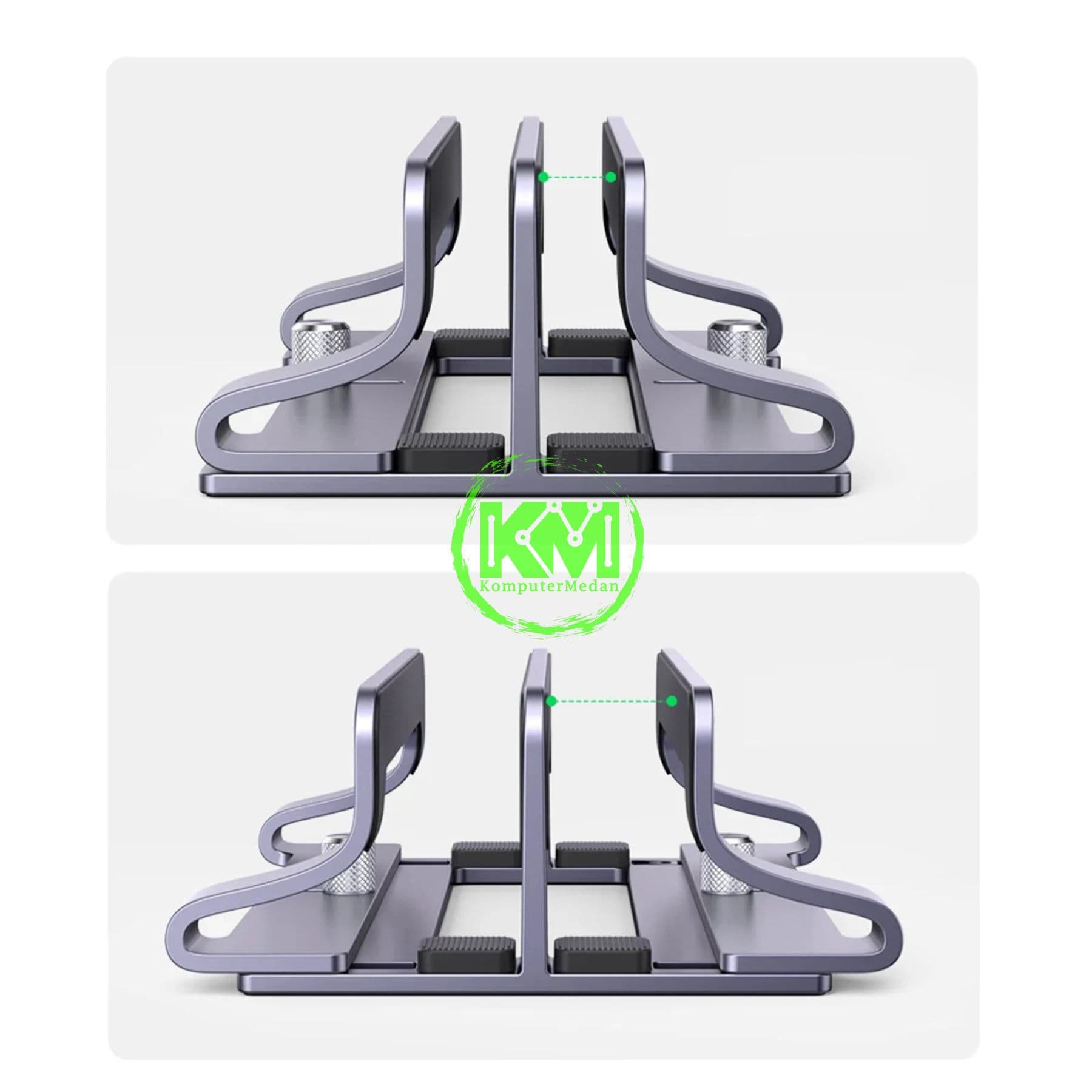 UGREEN LAPTOP VERTICAL STAND HOLDER DUAL SLOT / 60643 - Image 4