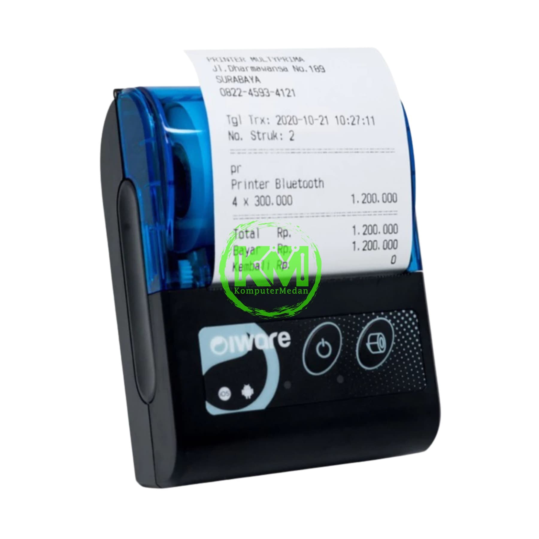 PRINTER THERMAL BLUETOOTH IWARE C-58MPC (TYPE-C)