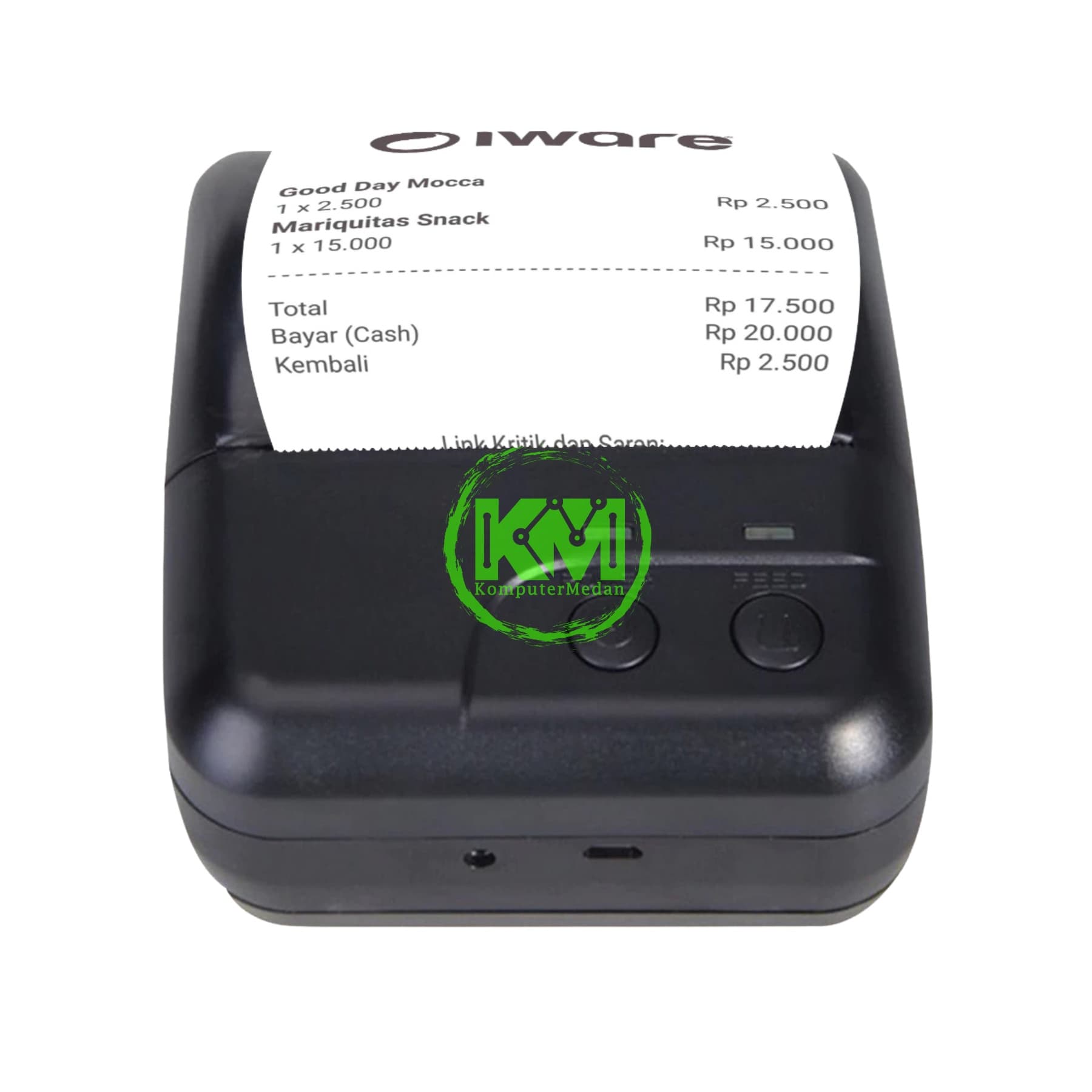 PRINTER THERMAL BLUETOOTH IWARE 80MM C-80MPO - Image 5