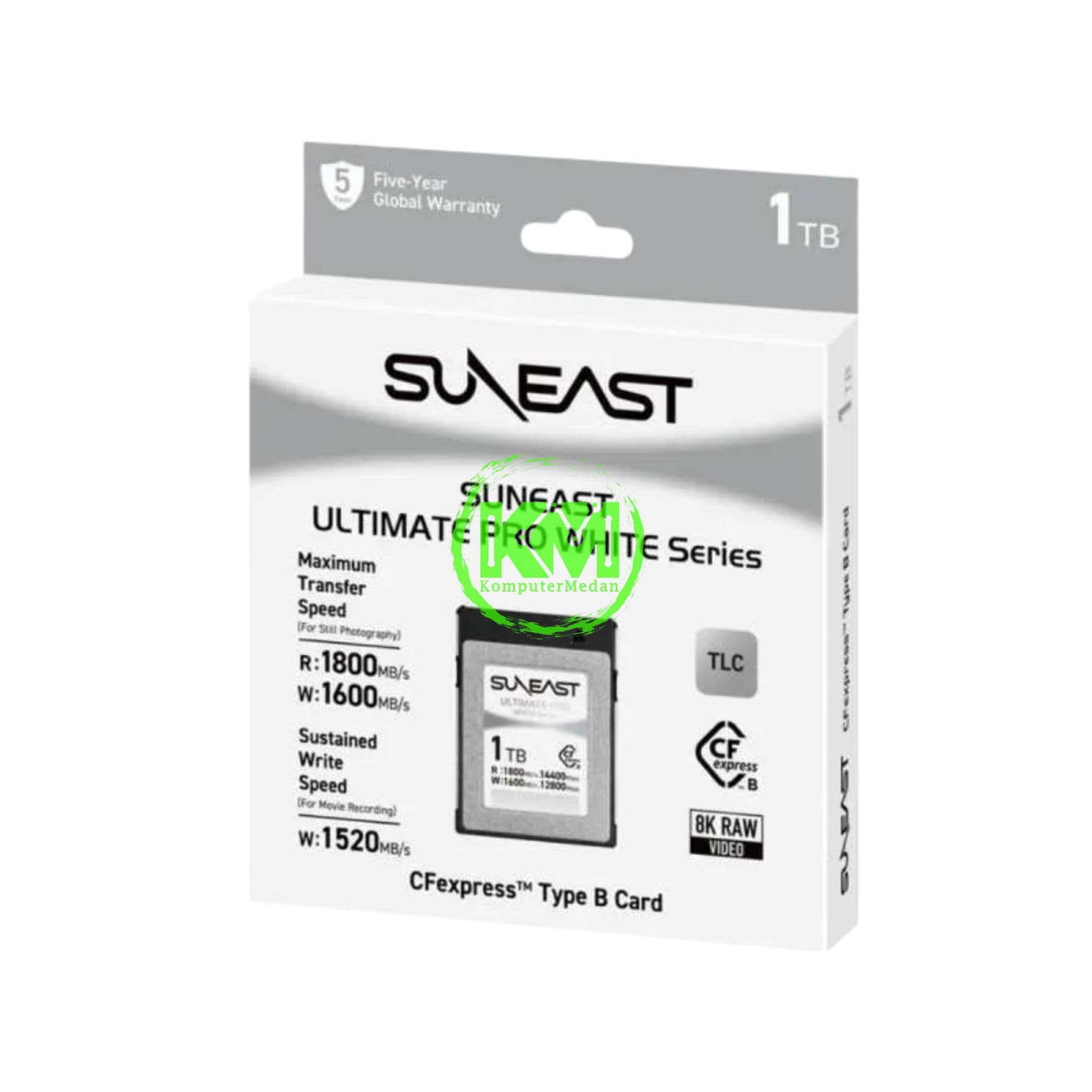 SUNEAST CFEXPRESS CARD TYPE B WHITE - 1TB - Image 1