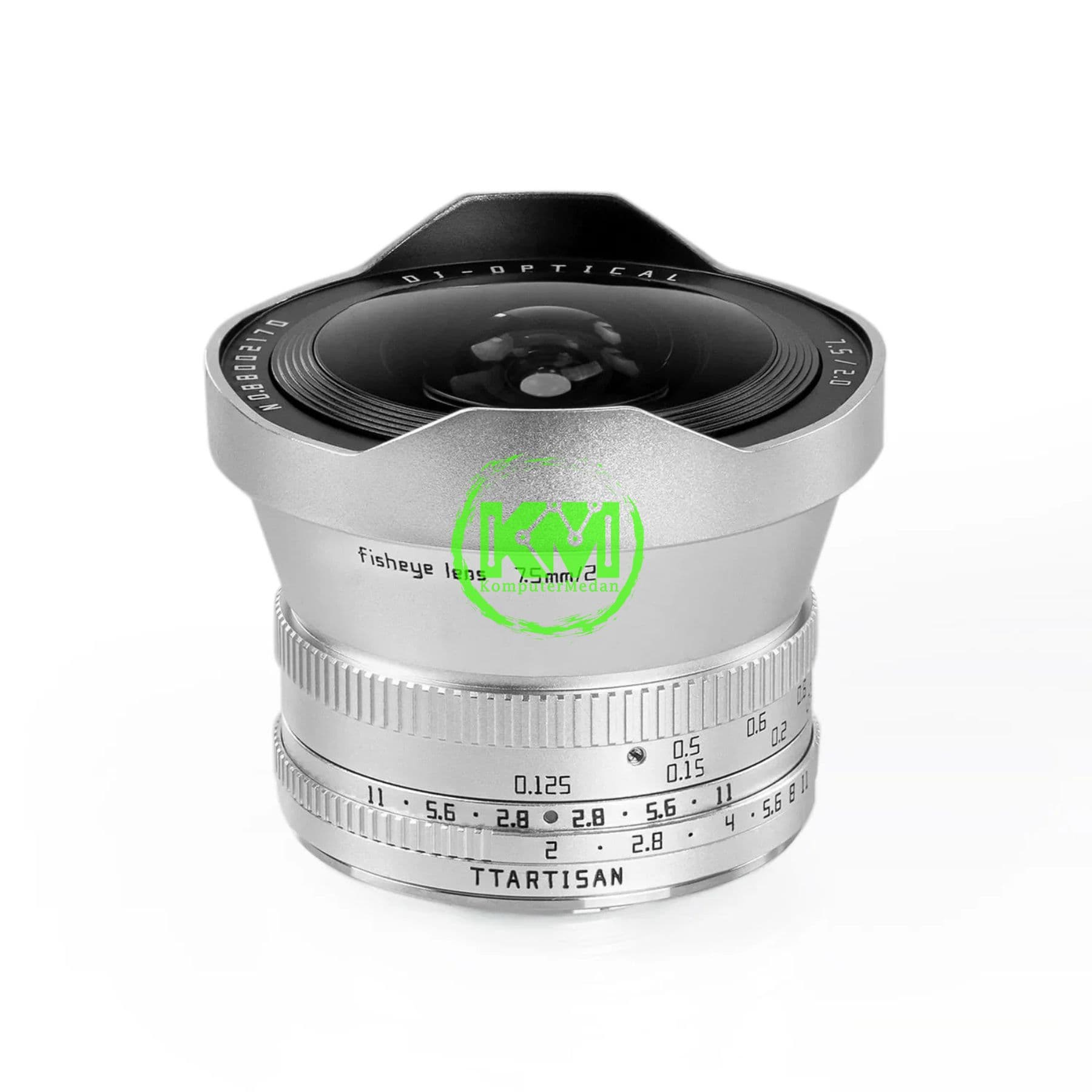 TTARTISAN 7.5MM F2.0 M4/3-MOUNT SILVER - Image 1
