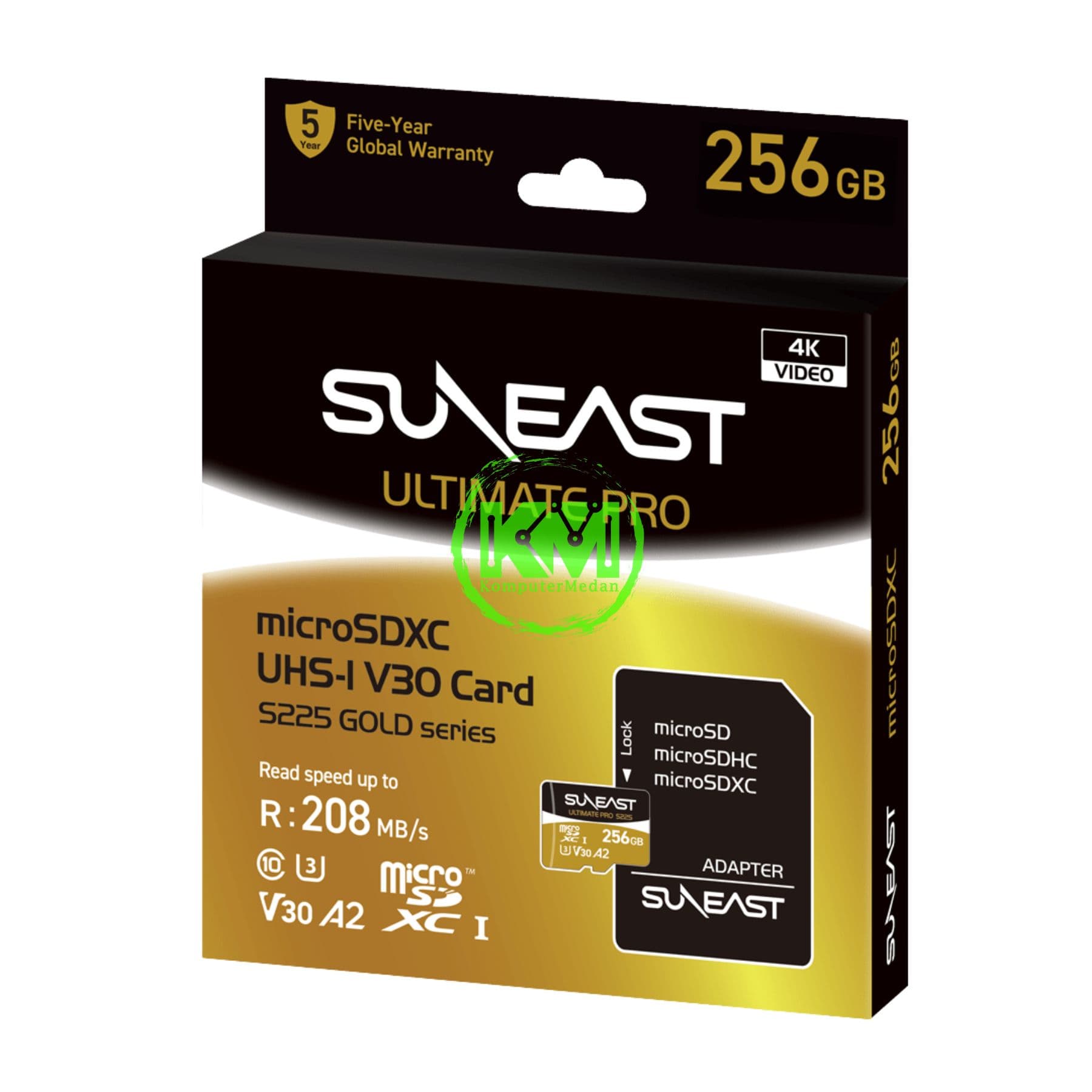 SUNEAST MICROSDXC UHS-1 GOLD - 256GB