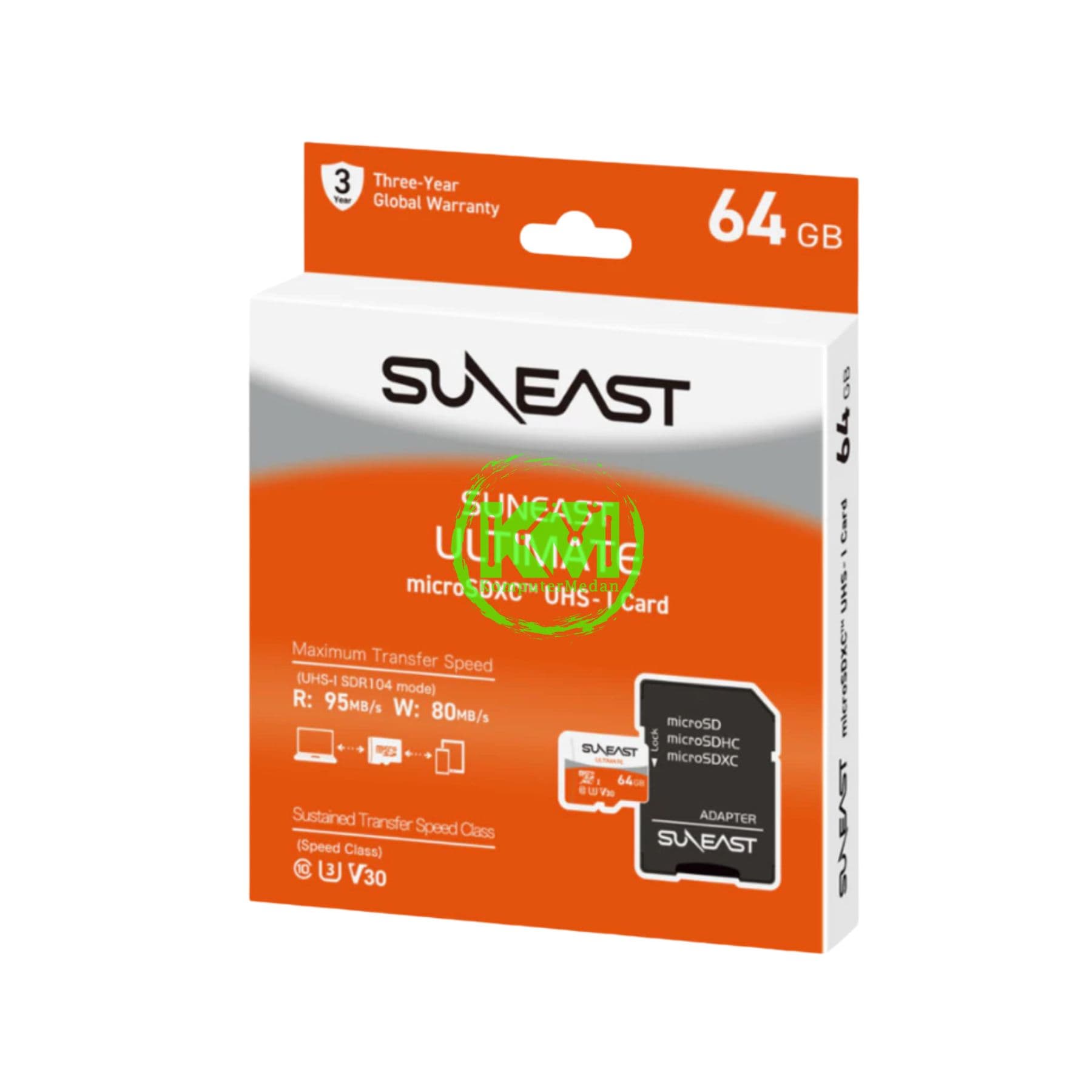 SUNEAST MICROSDXC UHS-1 ORANGE - 64GB