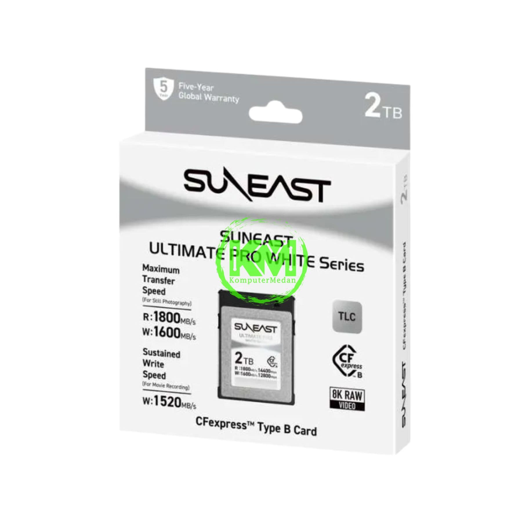 SUNEAST CFEXPRESS CARD TYPE B WHITE - 2TB