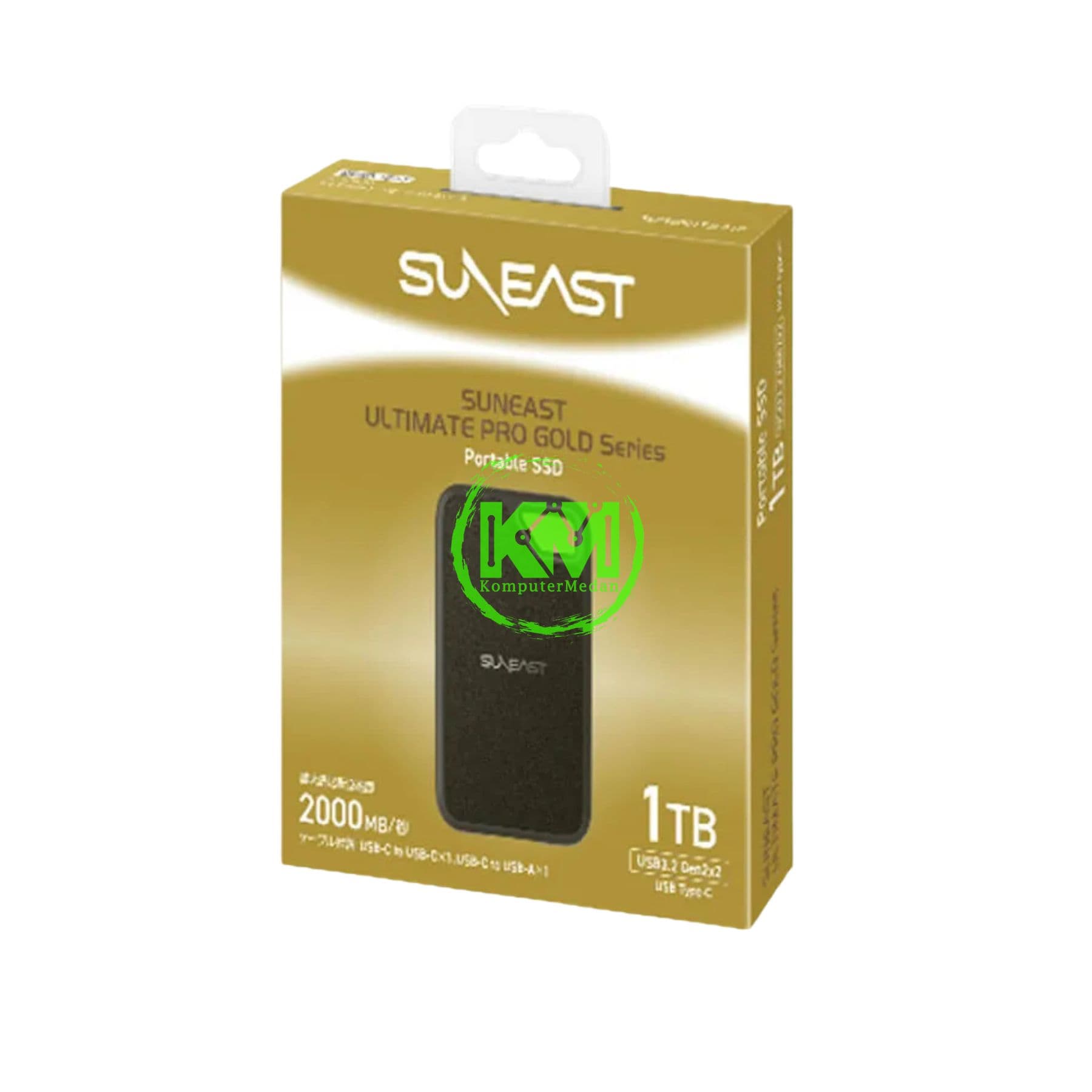 SUNEAST ULTIMATE PRO PORTABLE SSD GOLD SERIES - 1TB - Image 1